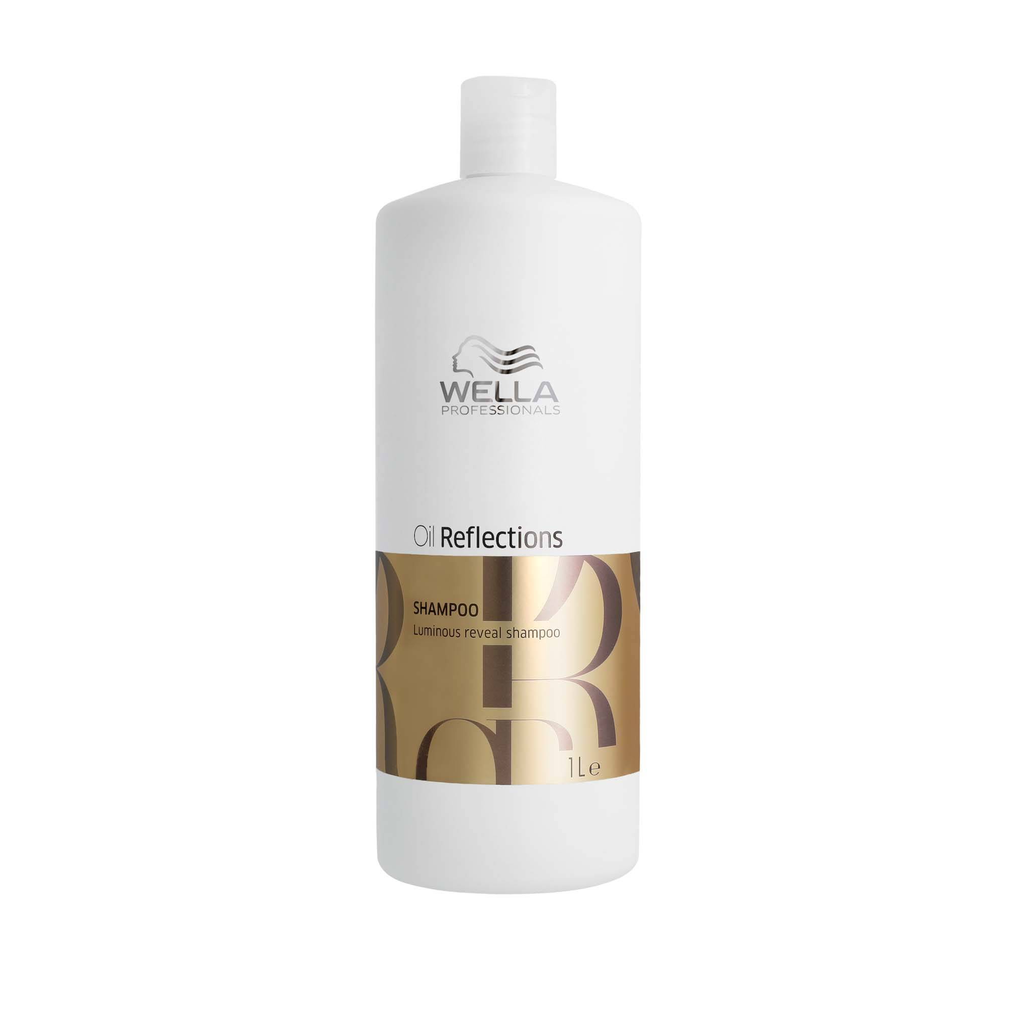Shampoing révélateur de lumière Oil Reflections de la marque Wella Professionals Contenance 1000ml - 1