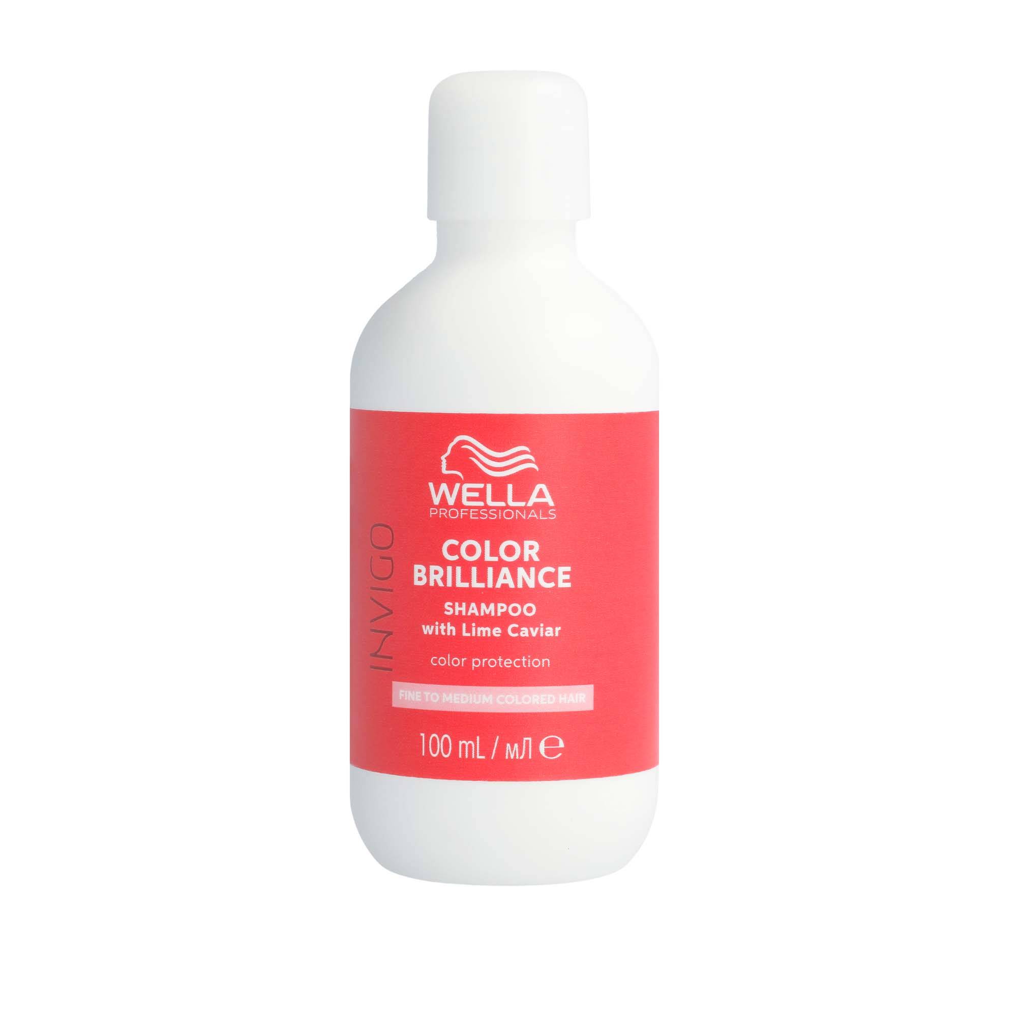Shampoing cheveux colorés et fins à moyens Color Brilliance de la marque Wella Professionals Contenance 100ml - 1
