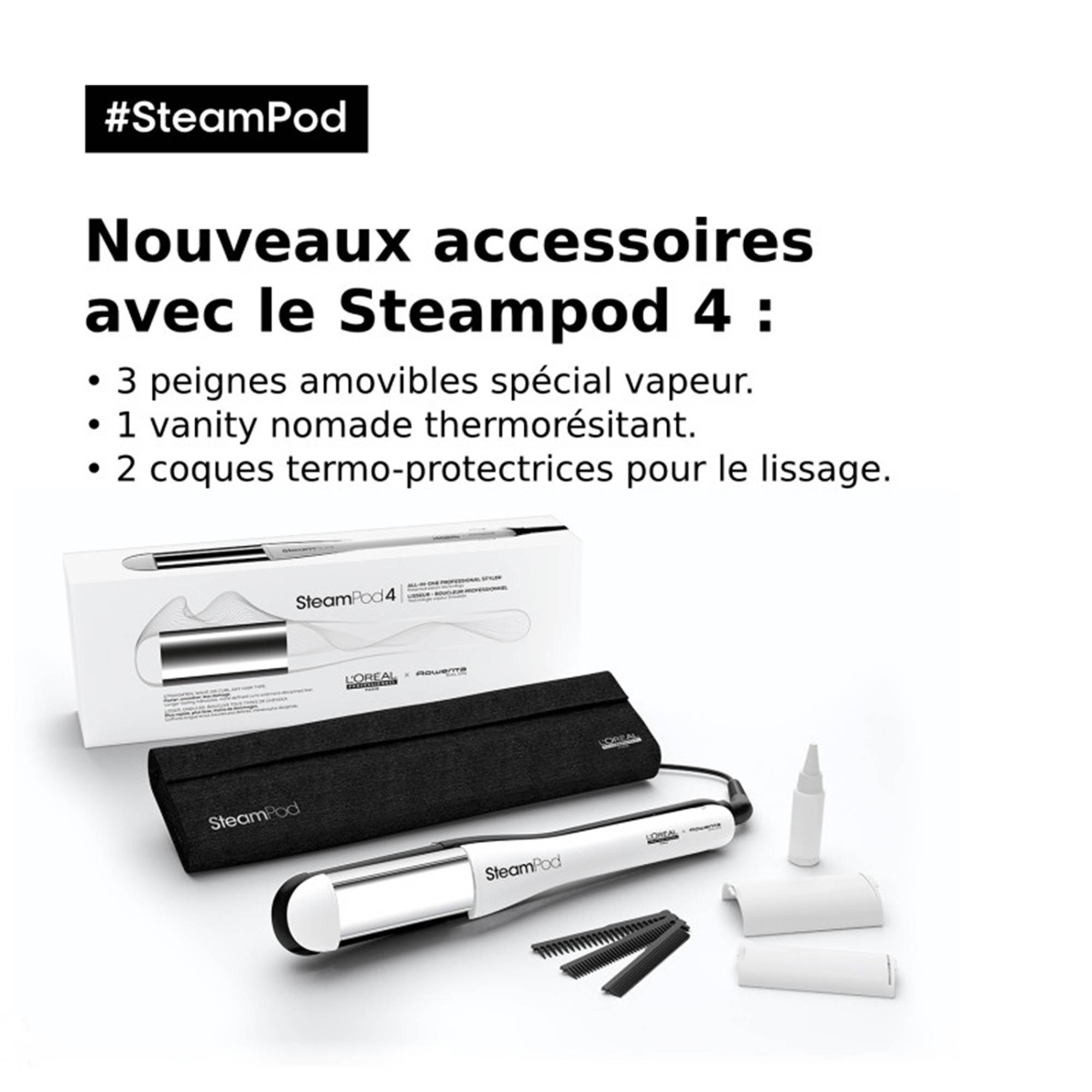 SteamPod 4 lisseur boucleur vapeur de la marque L'Oréal Professionnel - 8