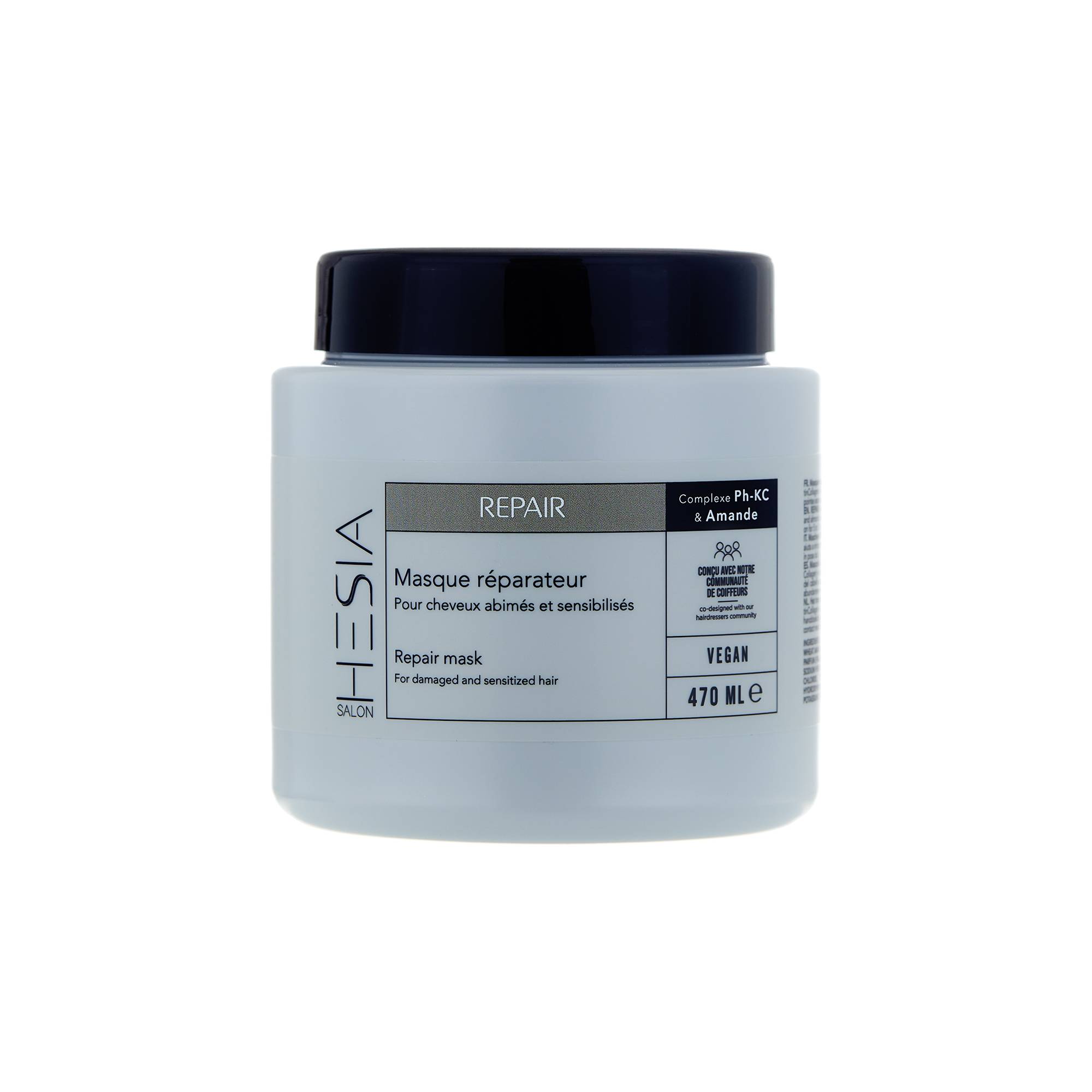 Masque réparateur Repair de la marque HESIA Salon Contenance 470ml - 1