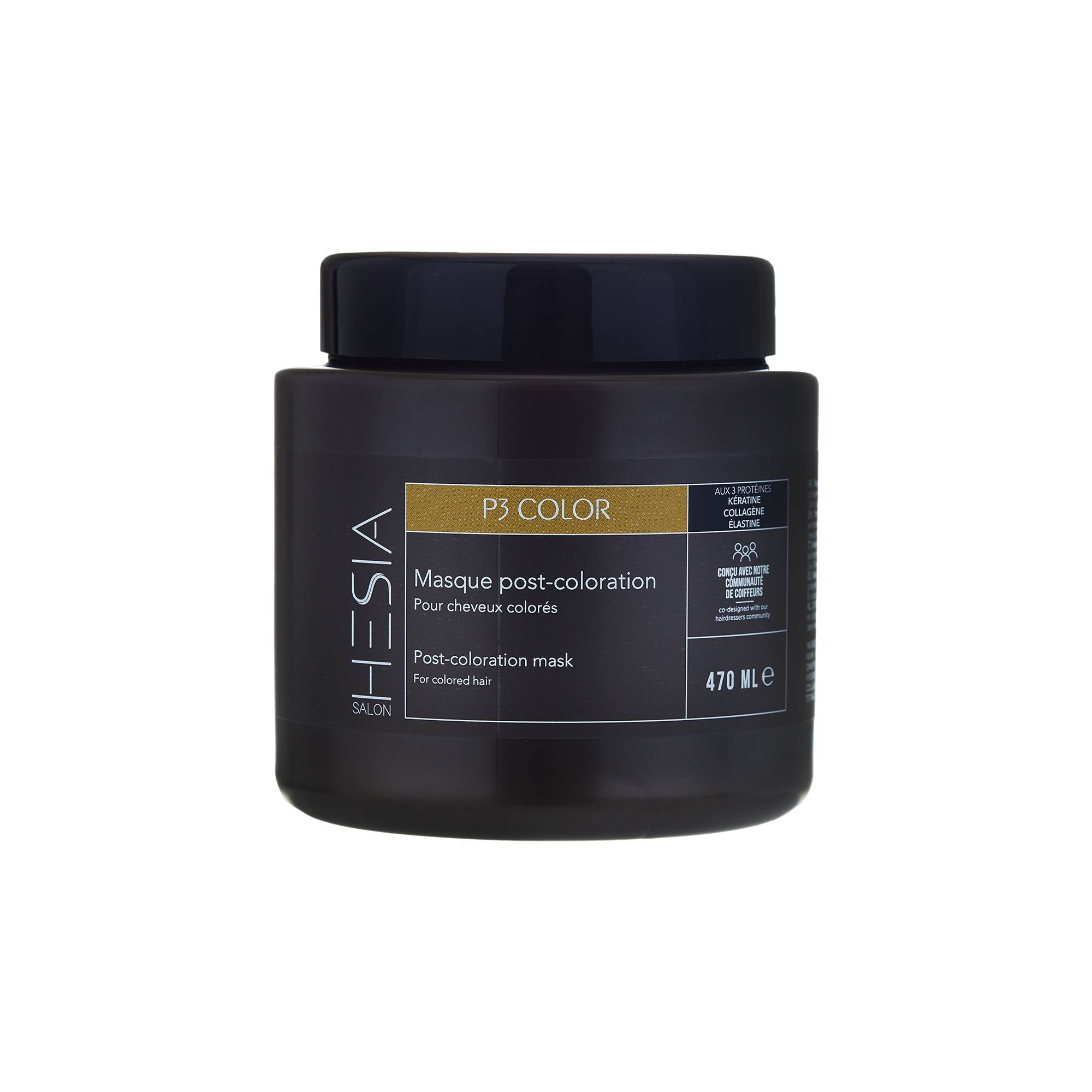Masque post-coloration P3 Color de la marque HESIA Salon Contenance 470ml - 1