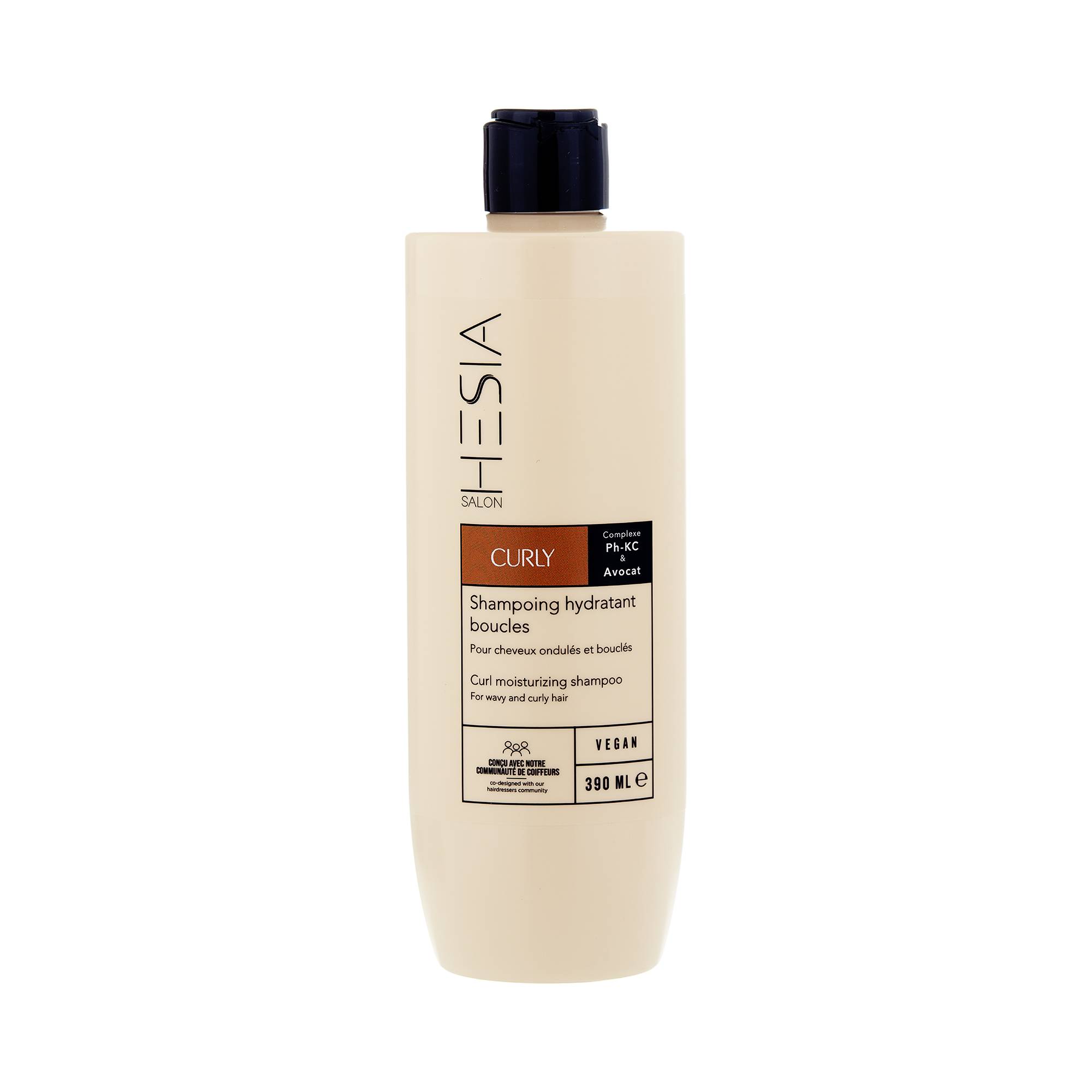 Shampoing hydratant boucles Curly de la marque HESIA Salon Contenance 390ml - 1