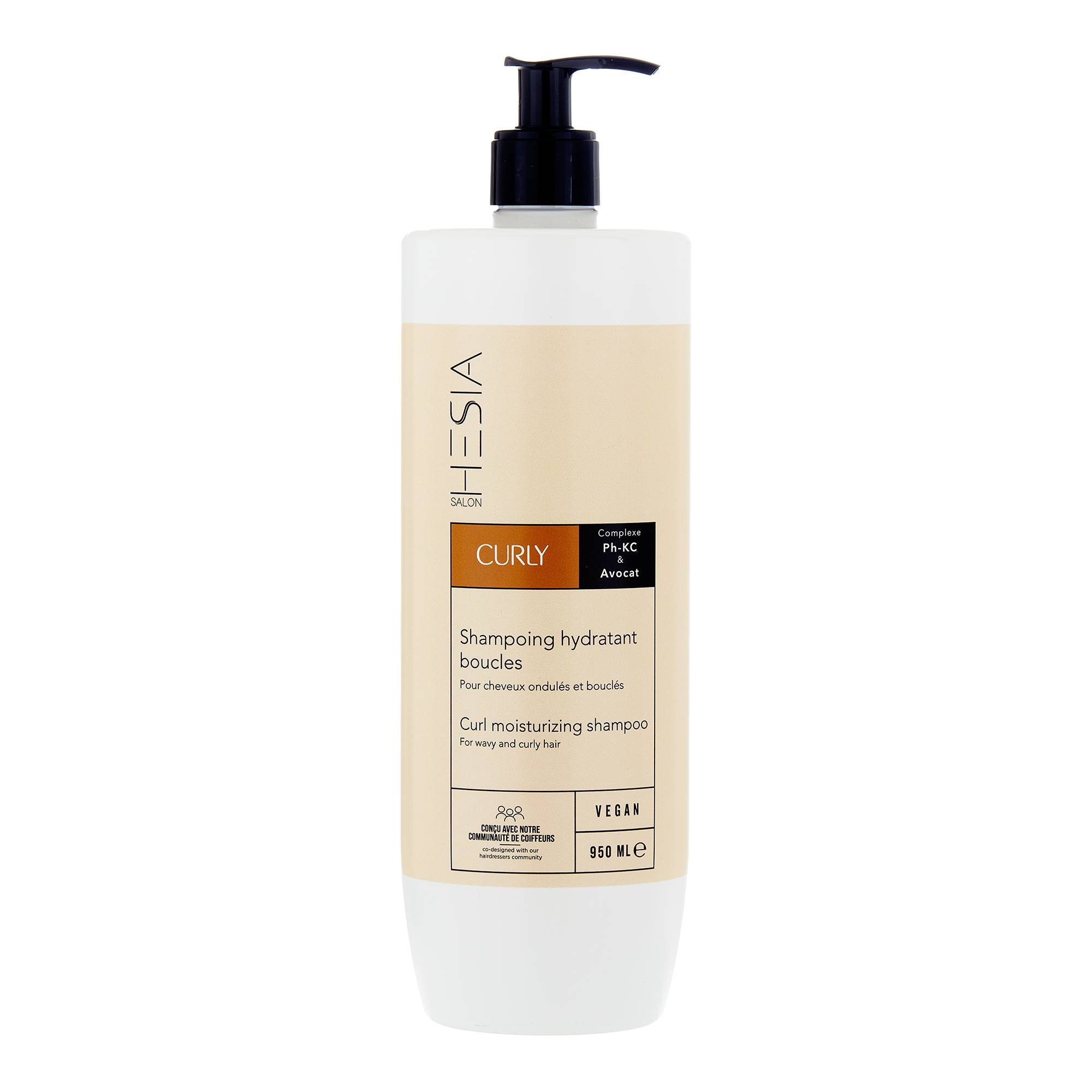 Shampoing hydratant boucles Curly de la marque HESIA Salon Contenance 950ml - 1