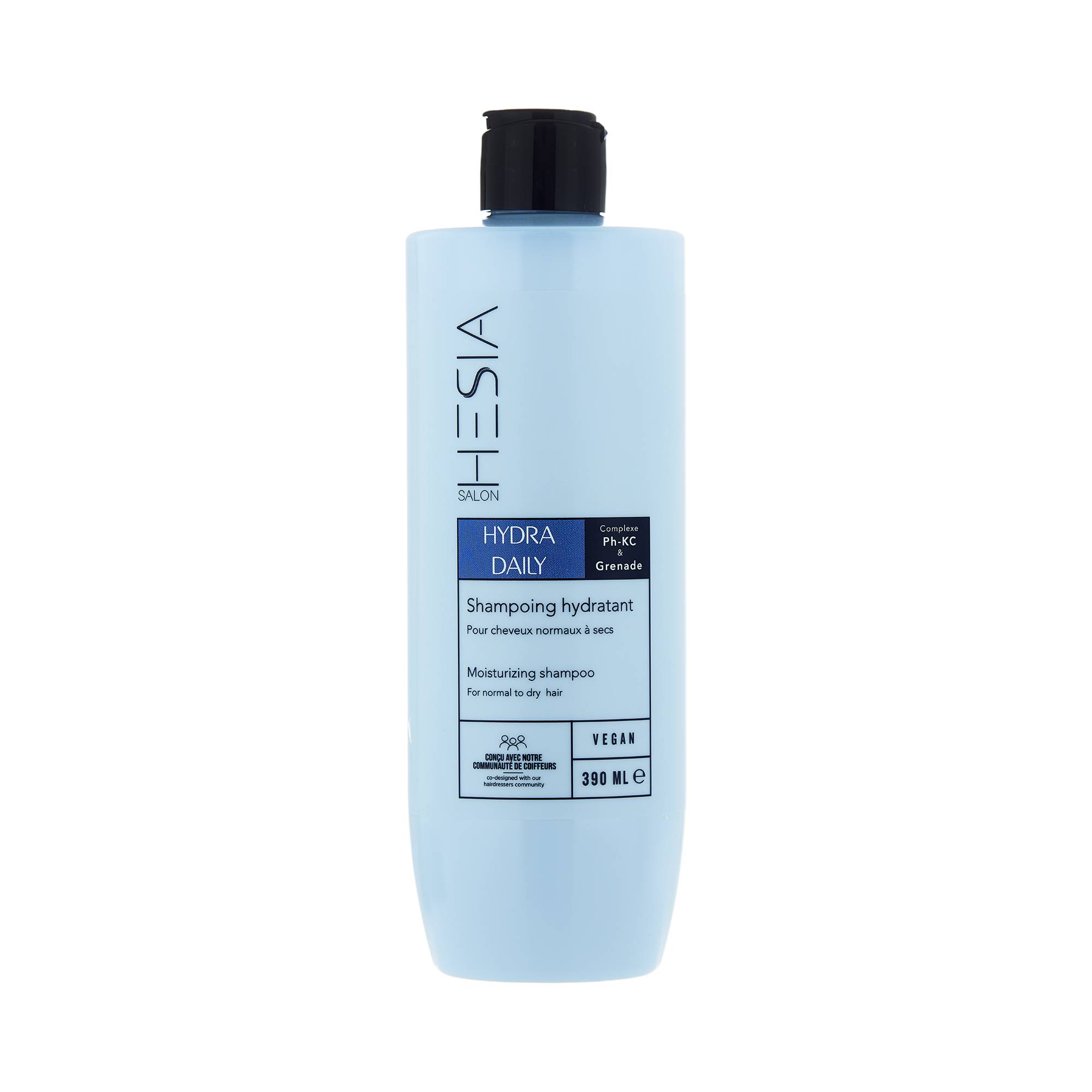 Shampoing hydratant Hydra Daily de la marque HESIA Salon Contenance 390ml - 1