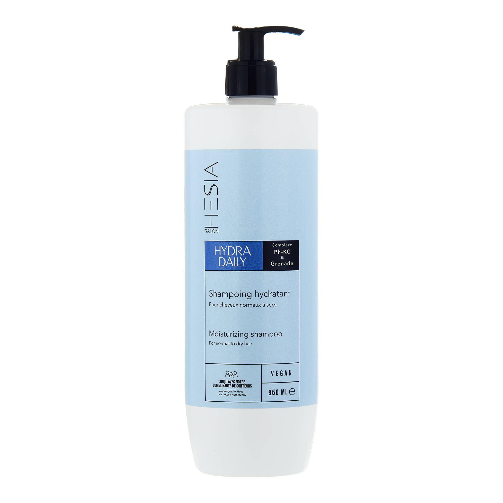 Shampoing hydratant Hydra Daily de la marque HESIA Salon Contenance 950ml - 1