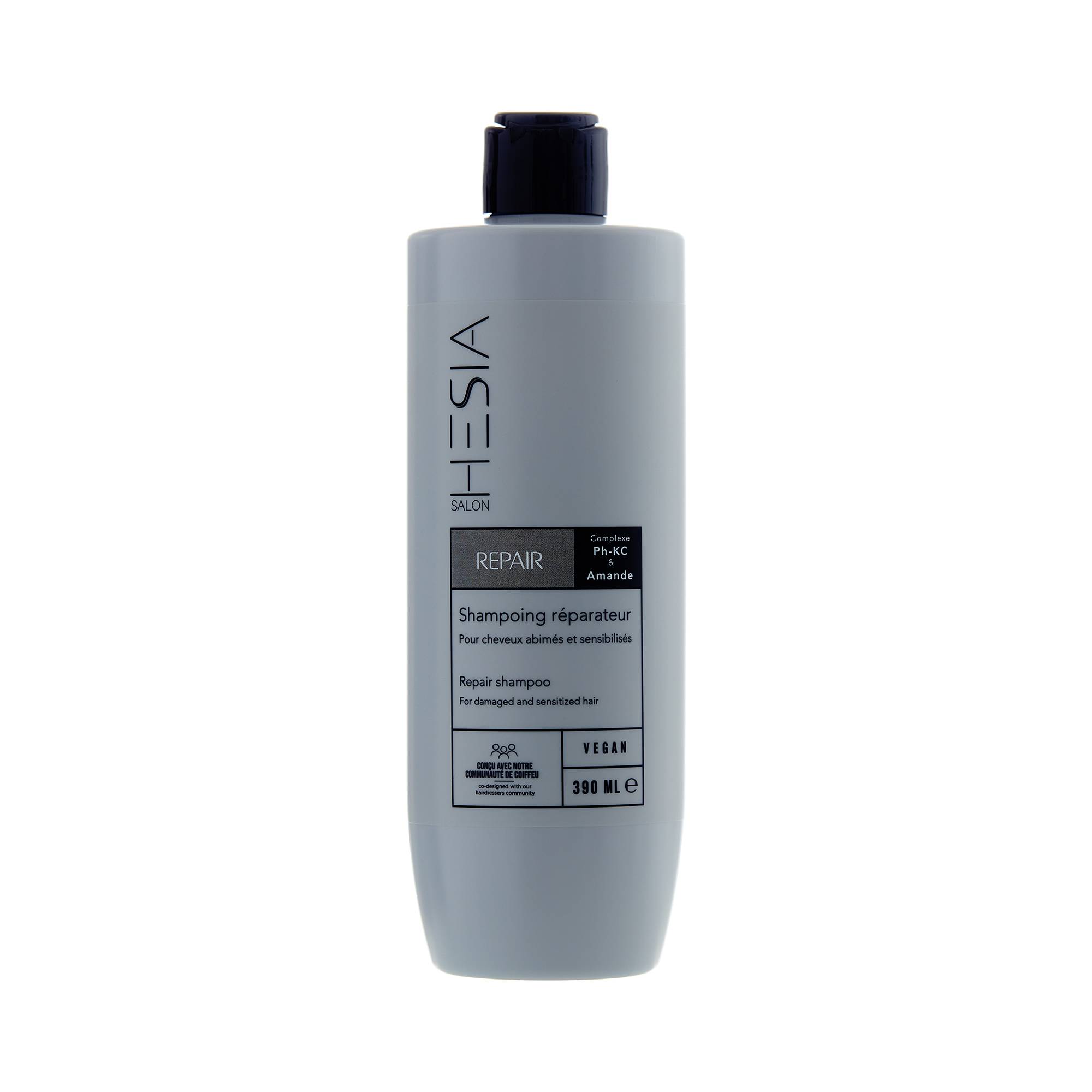Shampoing réparateur Repair de la marque HESIA Salon Contenance 390ml - 1