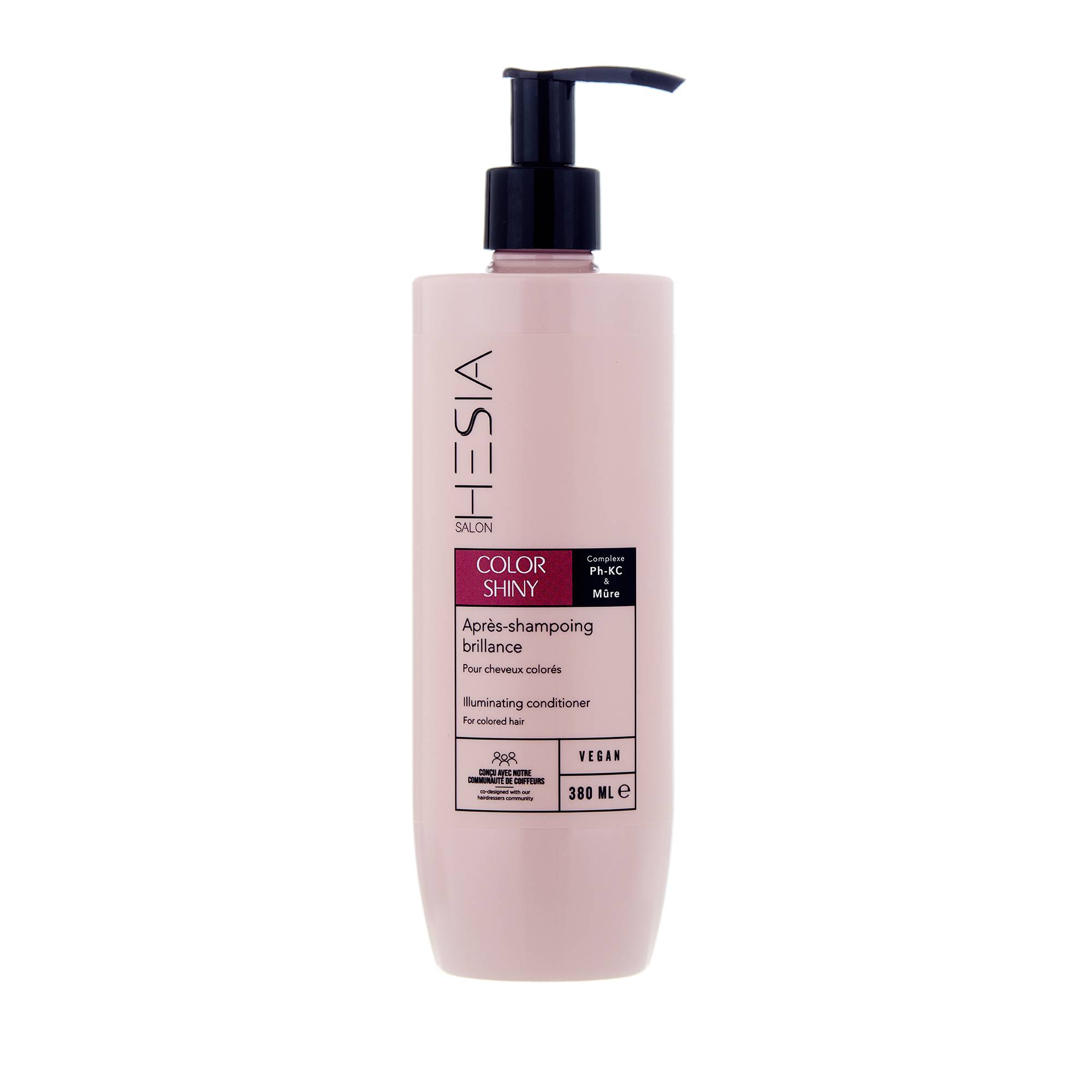 Après-shampoing brillance Color Shiny de la marque HESIA Salon Contenance 380ml - 1