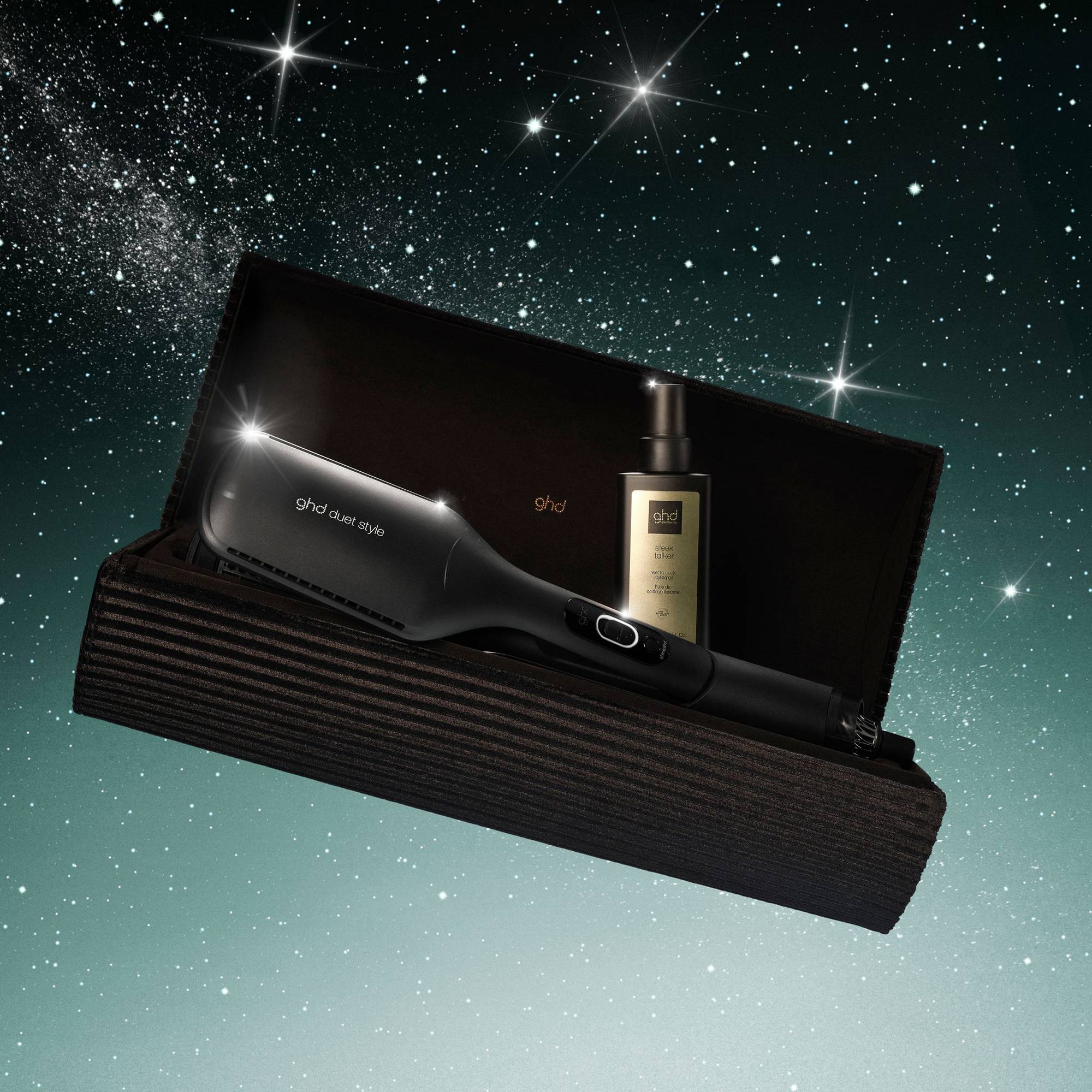 Coffret d'exception - lisseur séchant 2-en-1 ghd Duet Style Noir