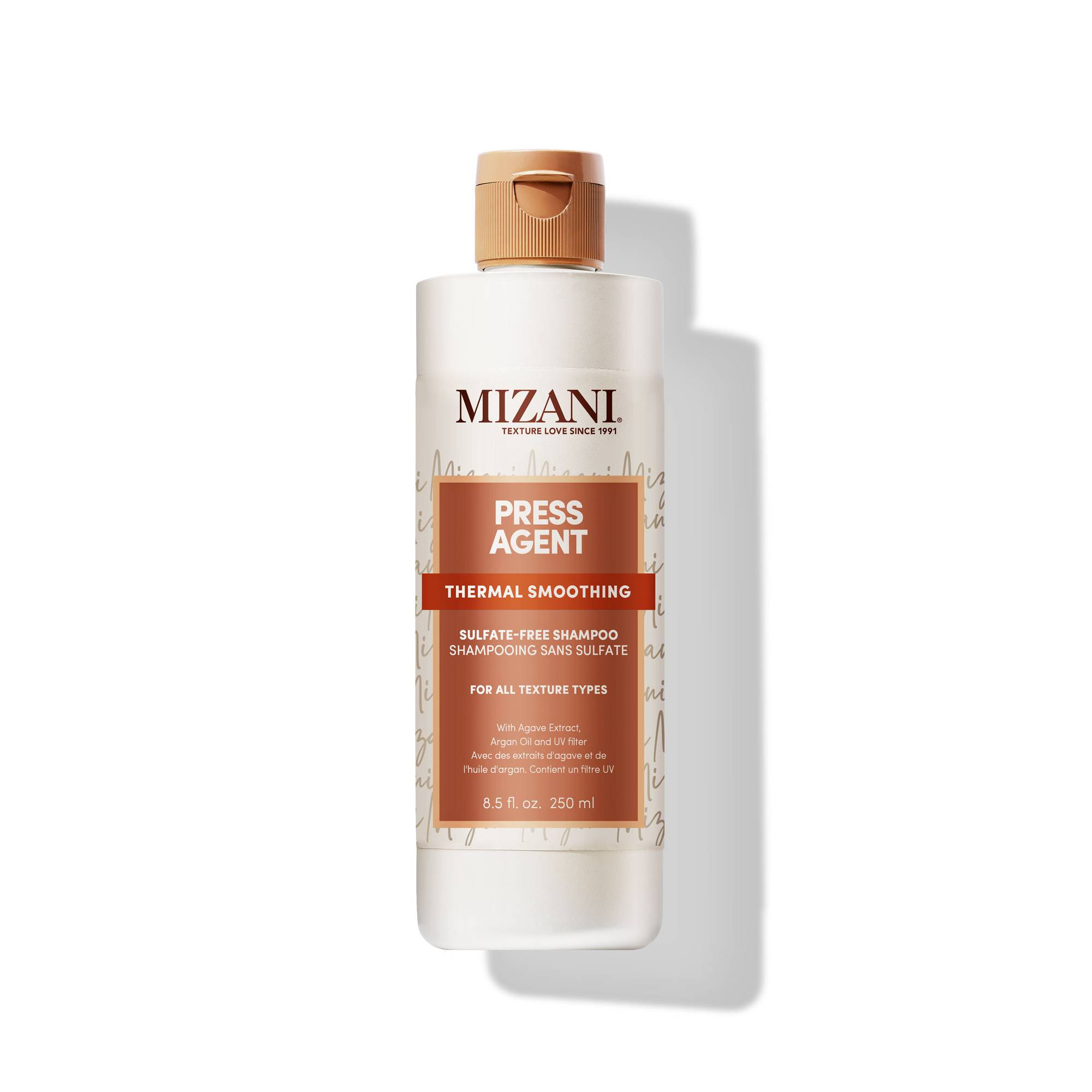 Shampoing sans sulfate Press Agent Thermal Smoothing de la marque Mizani Contenance 250ml - 1