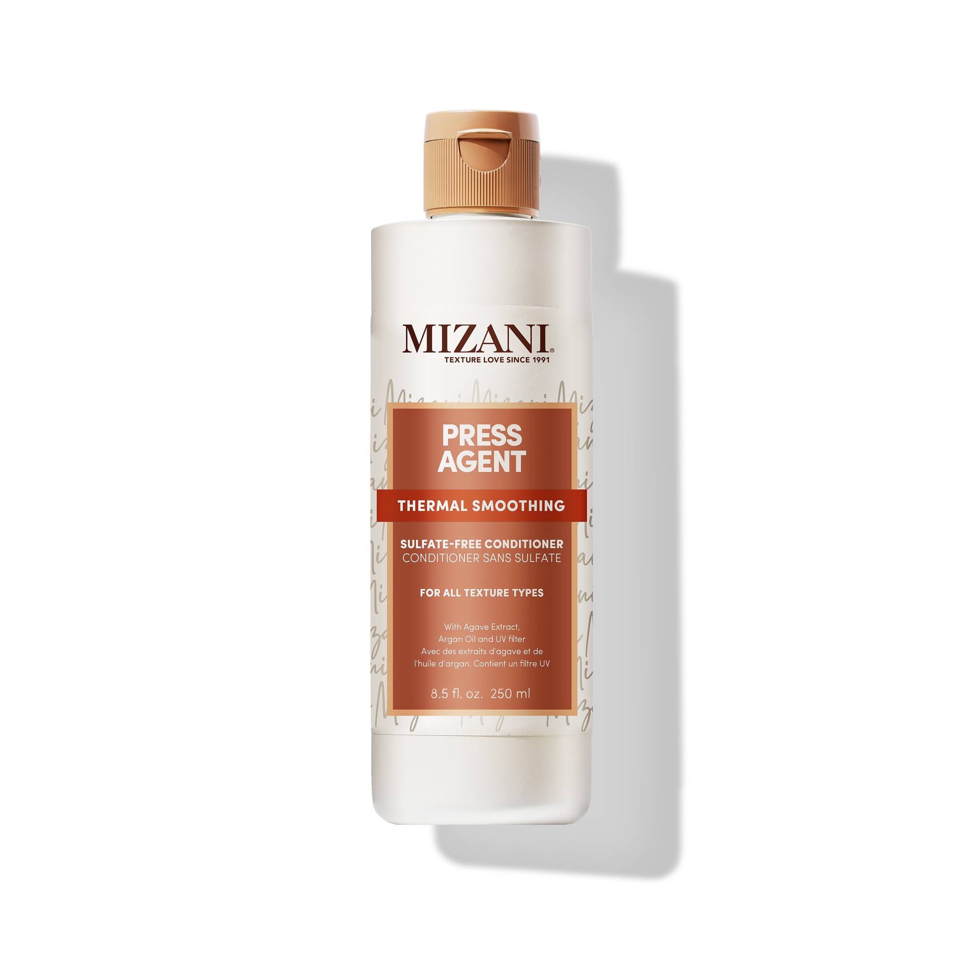 Après-shampoing sans sulfate Press Agent Thermal Smoothing de la marque Mizani Contenance 250ml - 1
