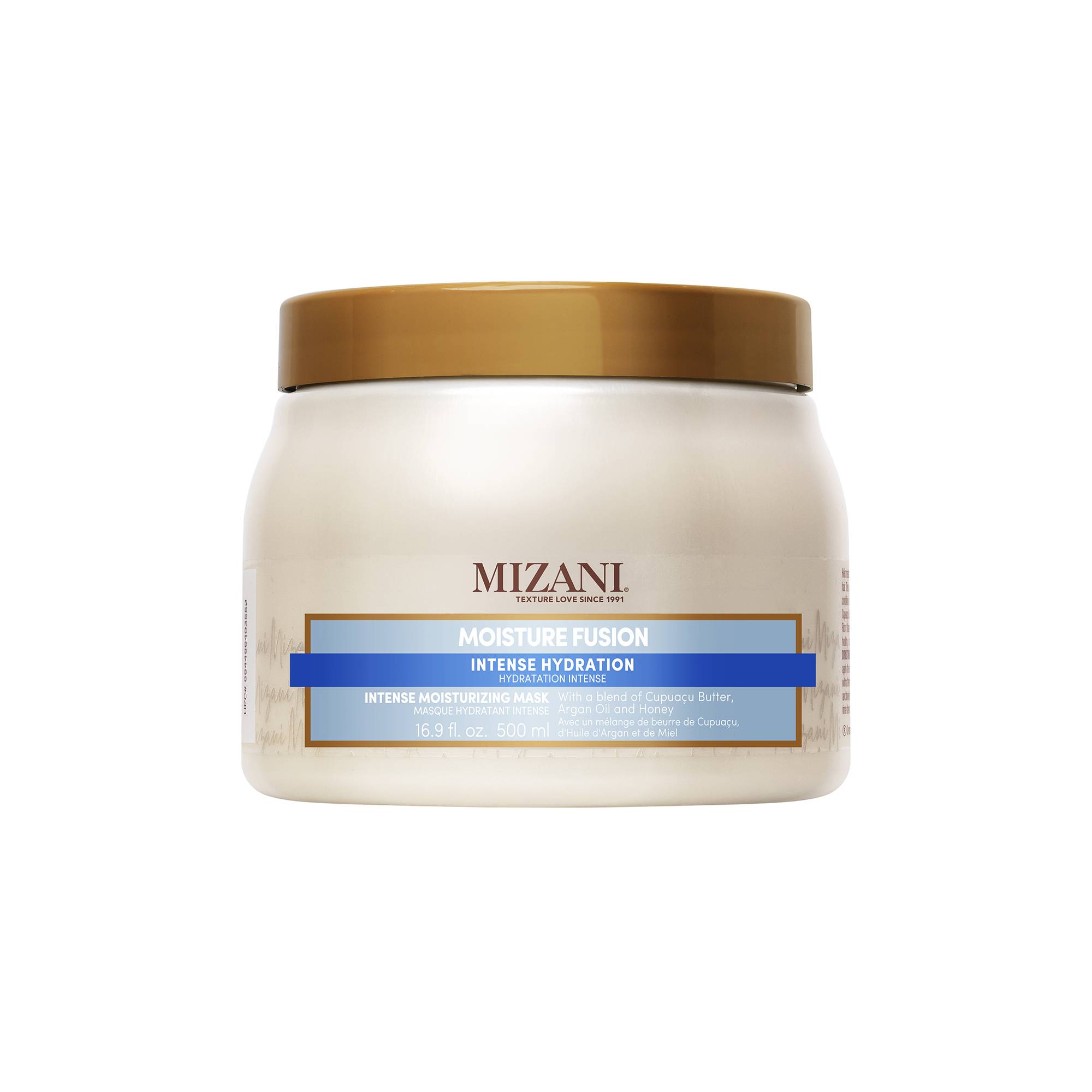 Masque hydratation intense Moisture Fusion de la marque Mizani Contenance 500ml - 1