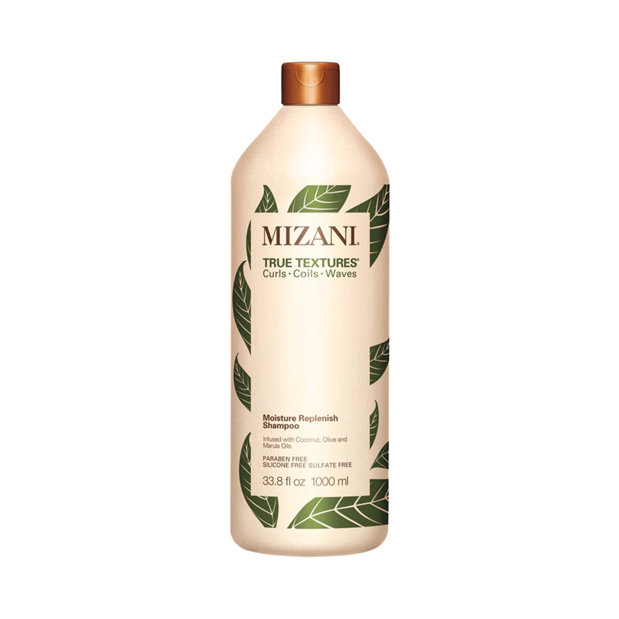 Shampooing hydratant et régénérant True Textures Moisture de la marque Mizani Contenance 1000ml - 1