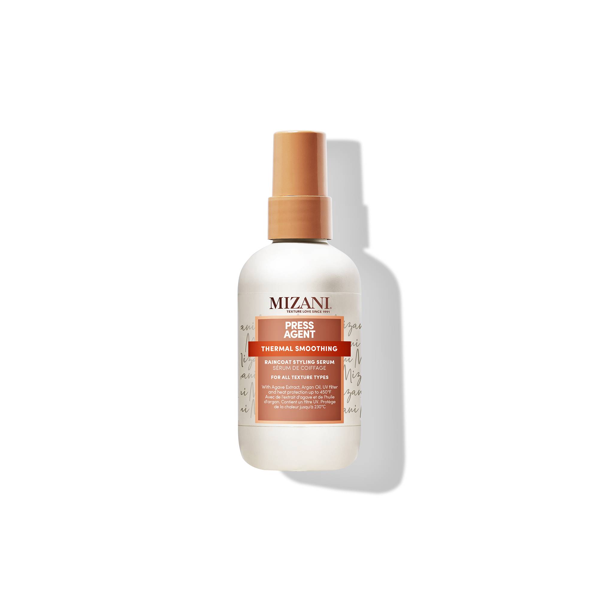 Sérum de coiffage thermoprotecteur Press Agent Thermal Smoothing de la marque Mizani Contenance 100ml - 1