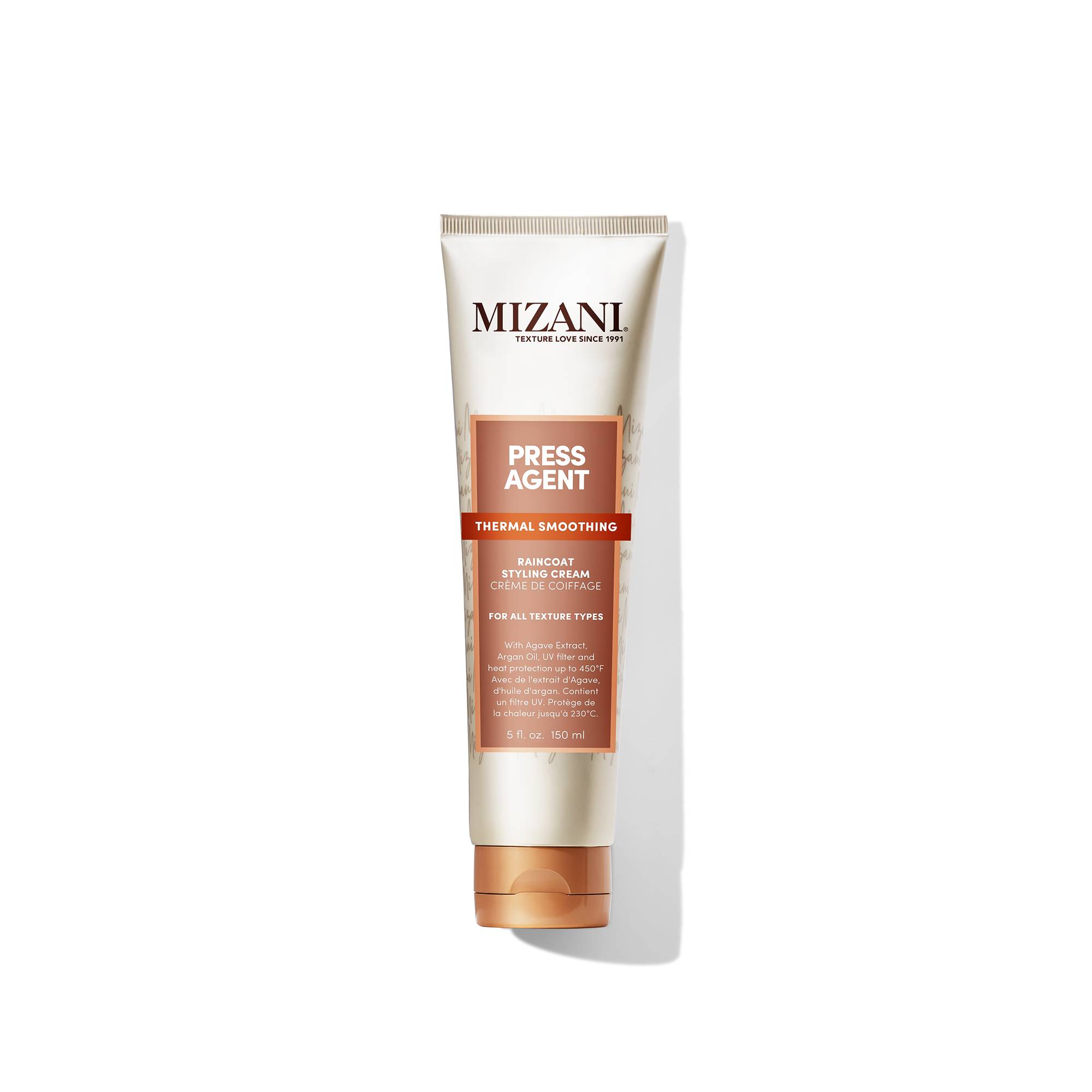 Crème de coiffage thermoprotecteur Press Agent Thermal Smoothing de la marque Mizani Contenance 150ml - 1