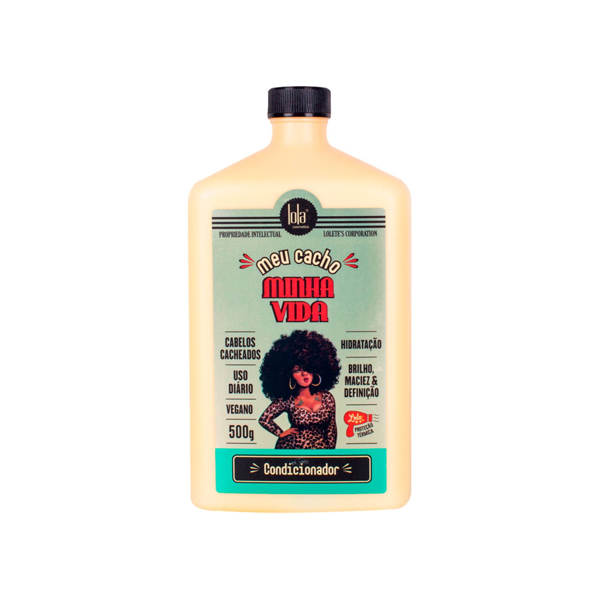 Après-Shampooing Revitalisant Boucles Meu Cacho Minha Vida de la marque Lola From Rio Contenance 500ml - 1