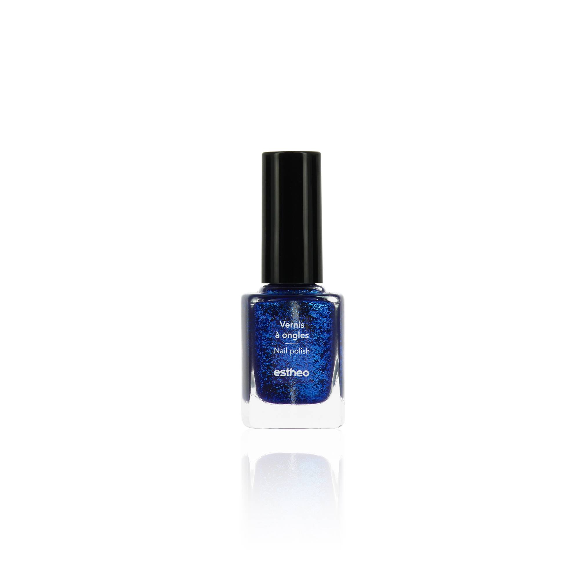 Vernis à ongles collection Cosmic 43 Cosmic blue de la marque Estheo Contenance 10ml - 1