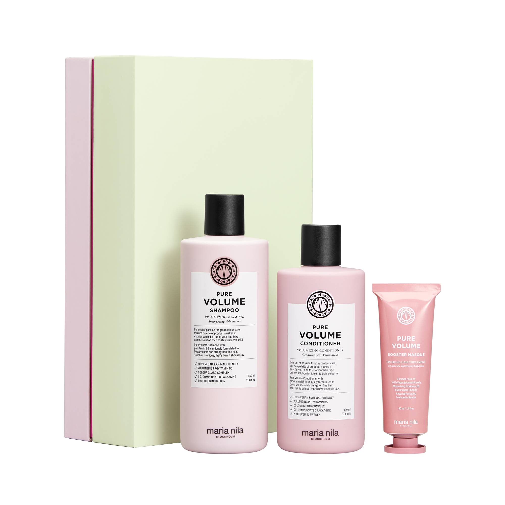 Coffret Pure Volume (shampoing + après-shampooing + booster)