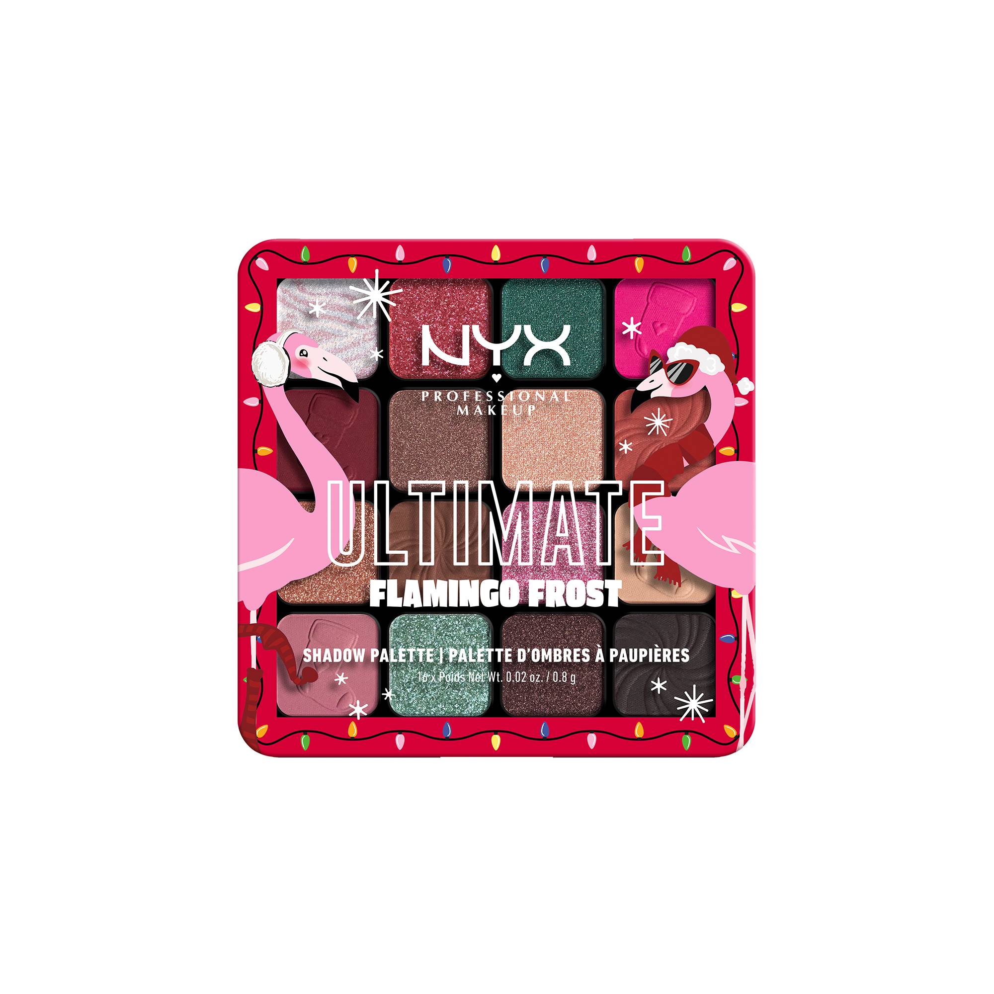 Palette Ultimate 16 fards Flamingo Frost de la marque NYX Professional Makeup Contenance 108g - 1