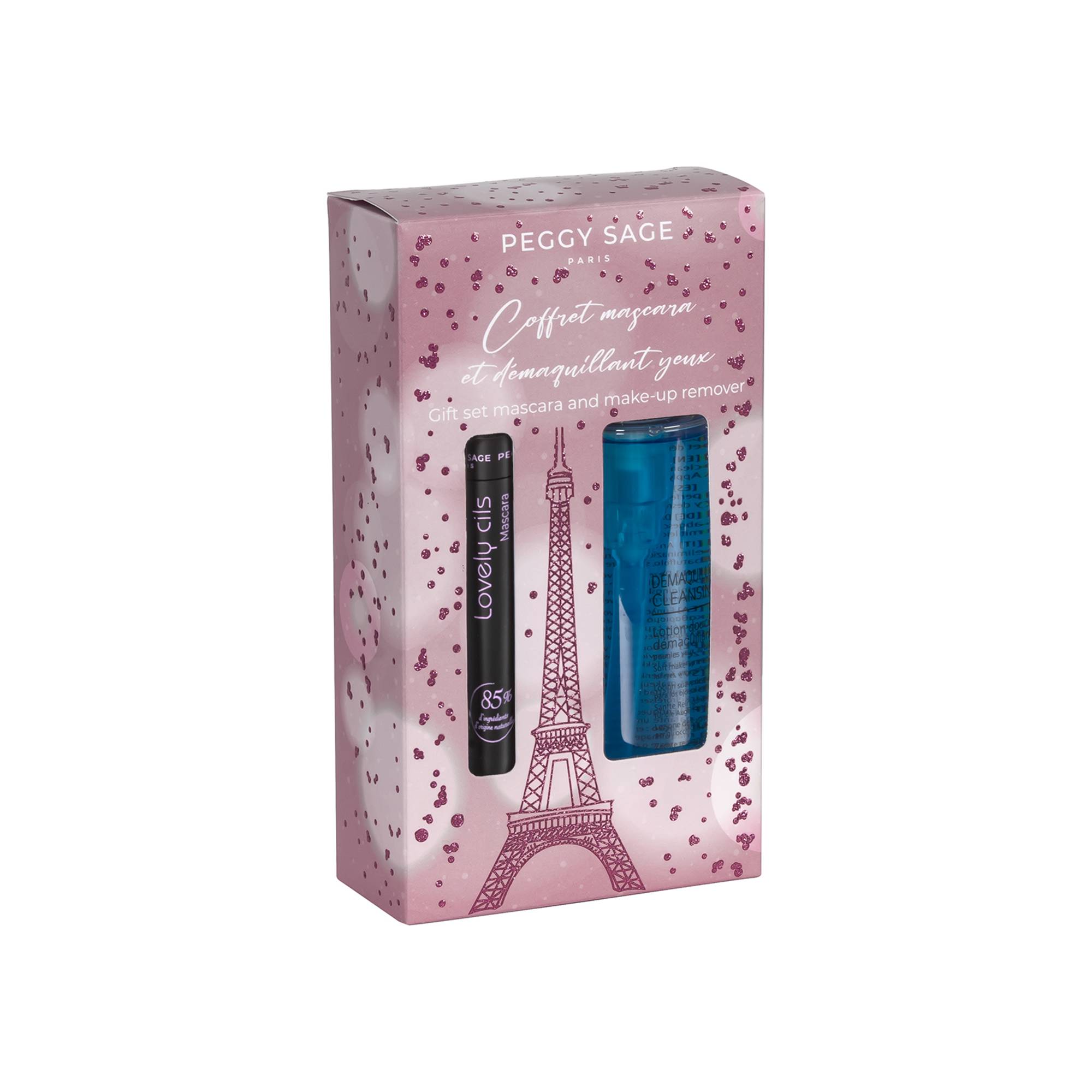 Coffret mascara Lovely Cils et démaquillant yeux de la marque Peggy Sage Contenance 135ml - 1