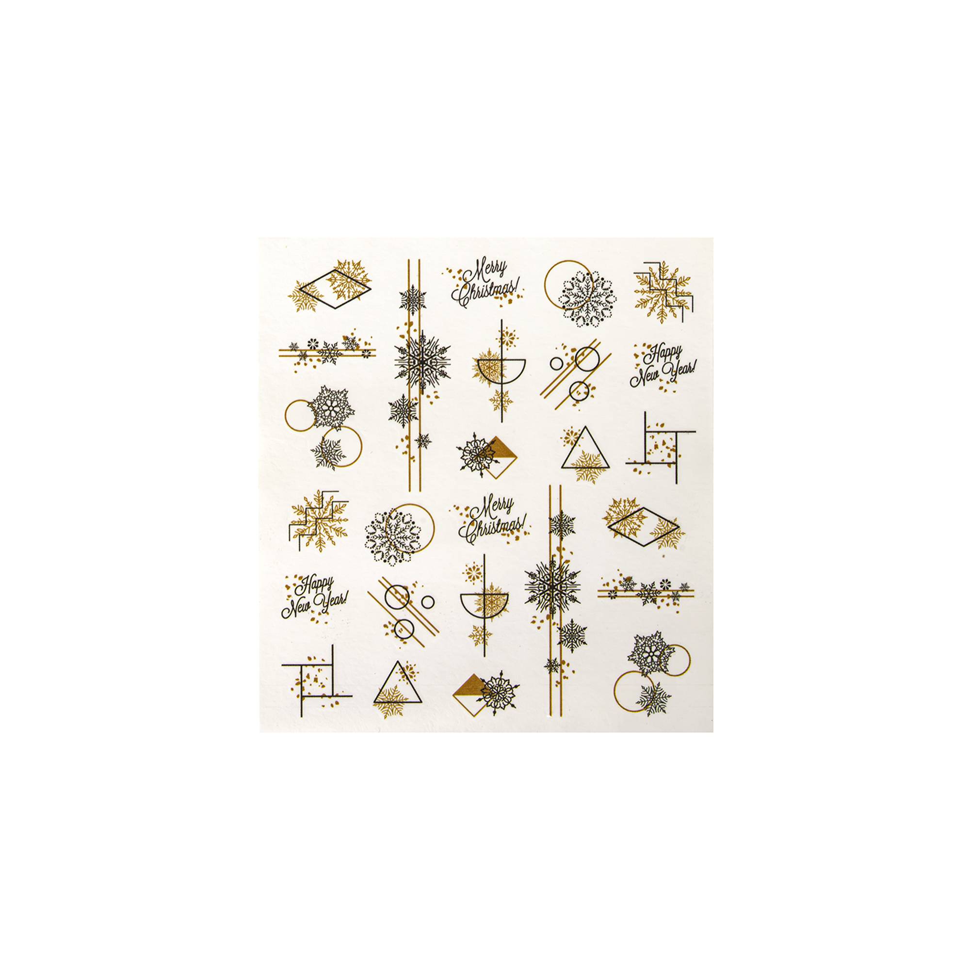 Décors adhésifs pour ongles - motif Christmas de la marque Peggy Sage - 1