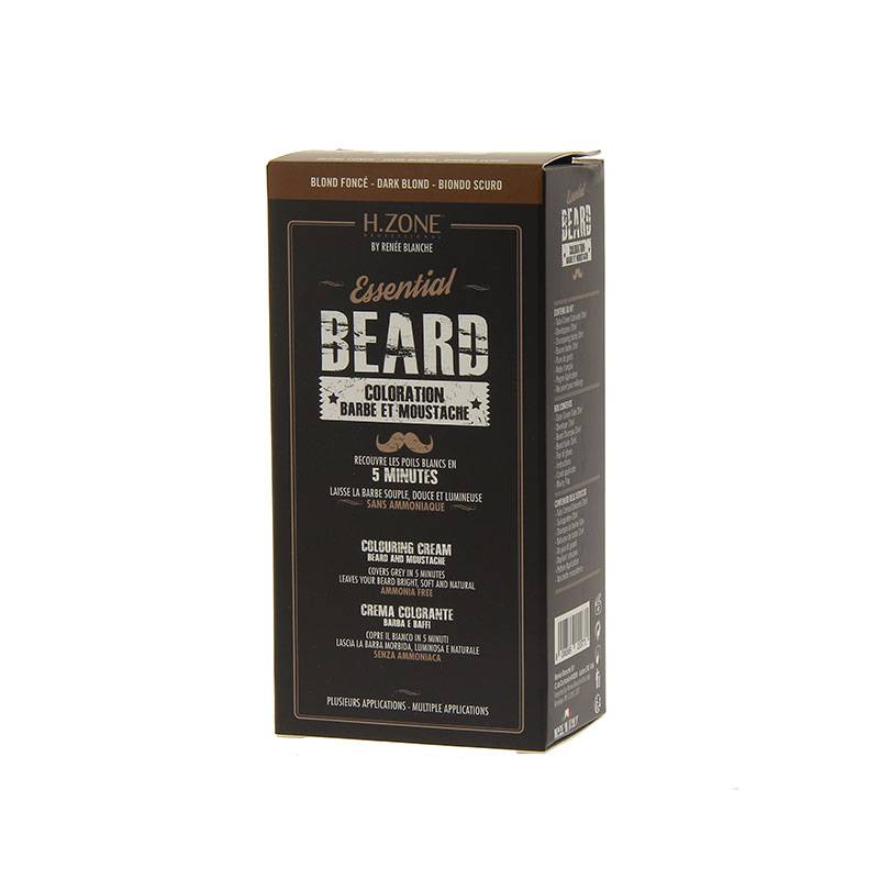 Teinture barbe et moustache Kit Blond Fonce 6N de la marque H.Zone professional - 1