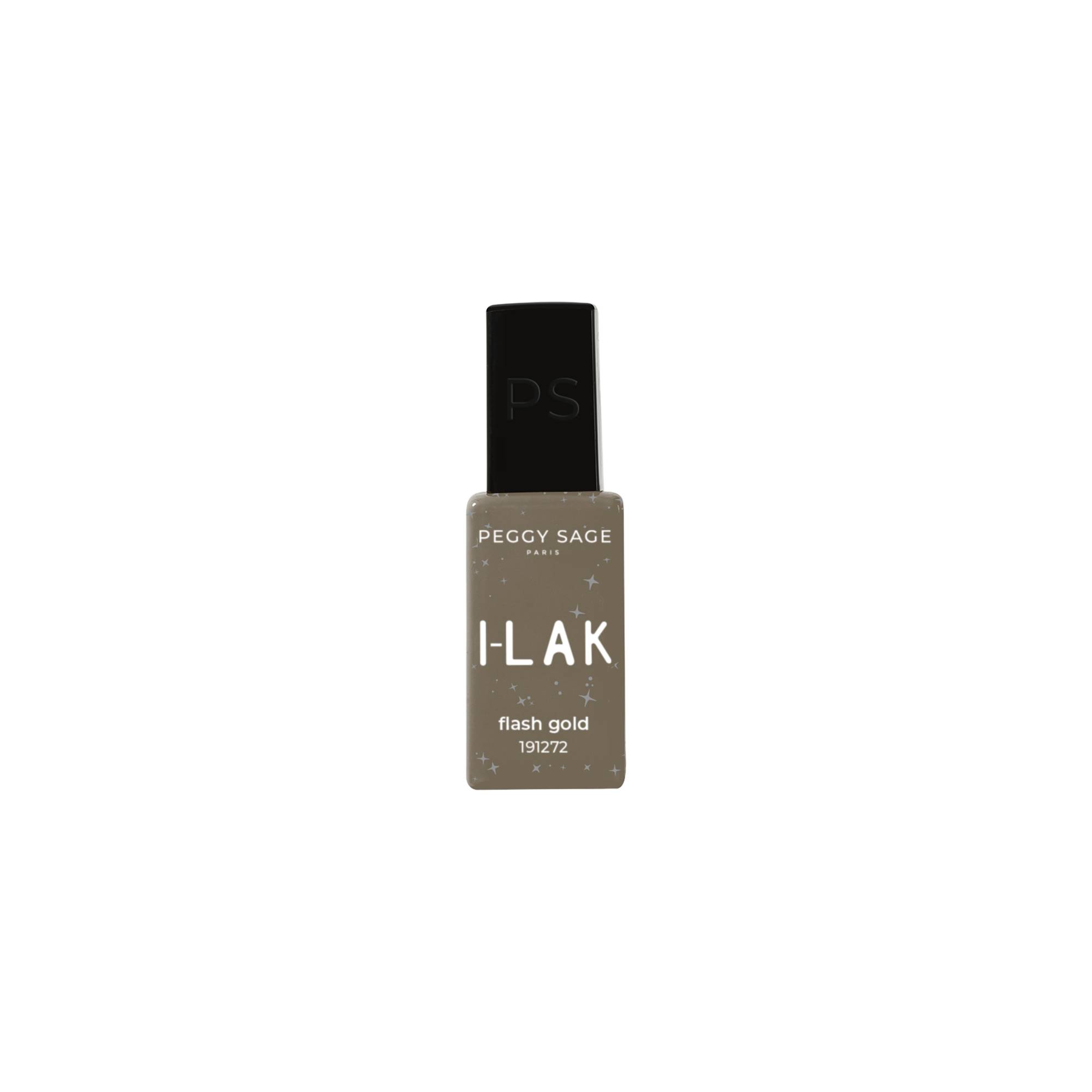 Vernis semi-permanent I-LAK Flash Gold de la marque Peggy Sage Contenance 11ml - 1