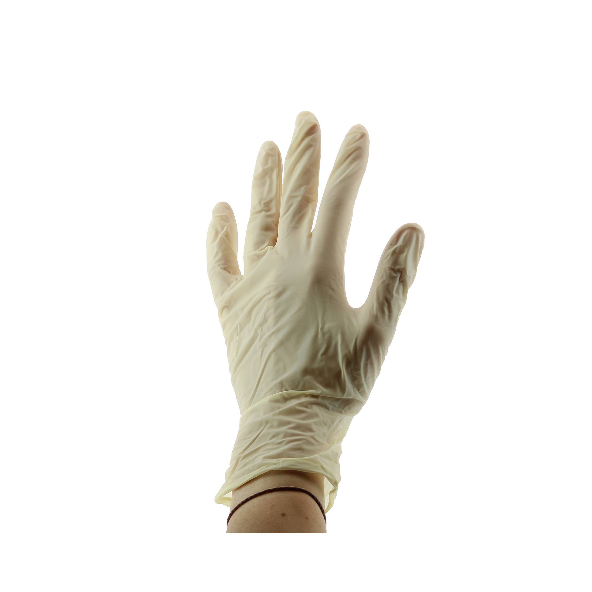 Pack De 100 Gants Latex Sibel Clean All Taille M - Blanc, Sans Poudre, Réutilisables, Protection Mains - 7