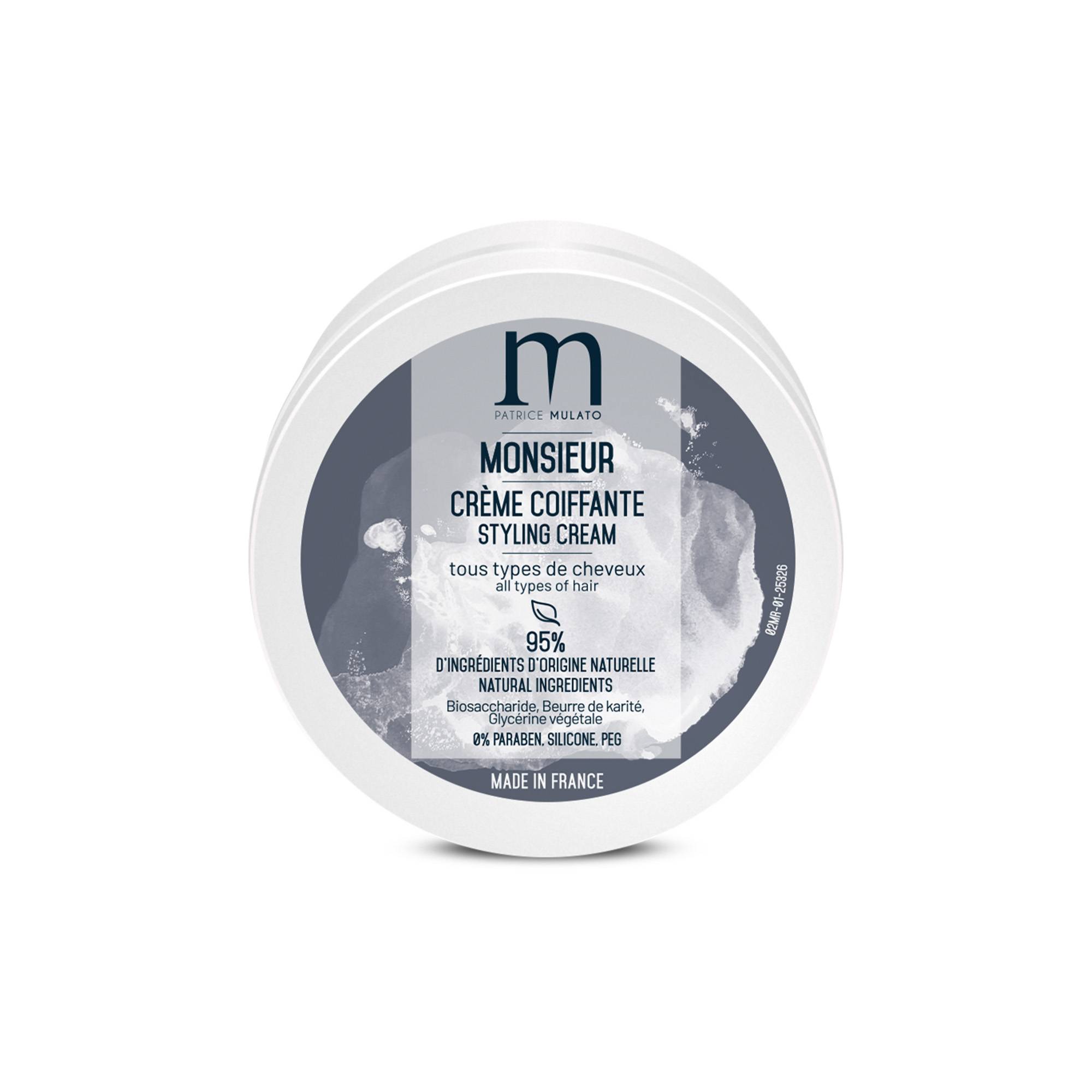 Crème coiffante texturisante Monsieur de la marque Mulato Contenance 50ml - 1
