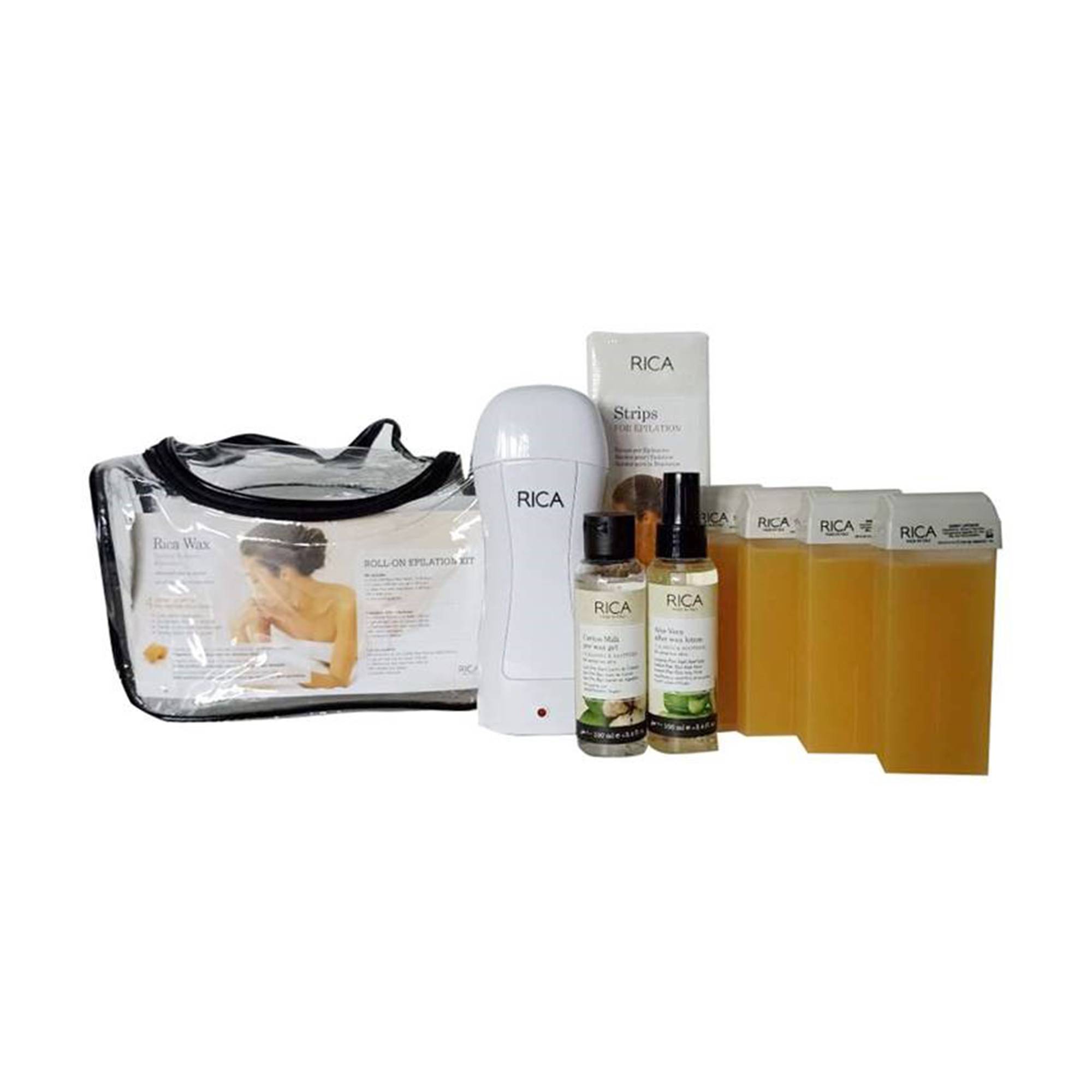 Kit épilation roll-on Rica Wax de la marque Rica Contenance 600ml - 1