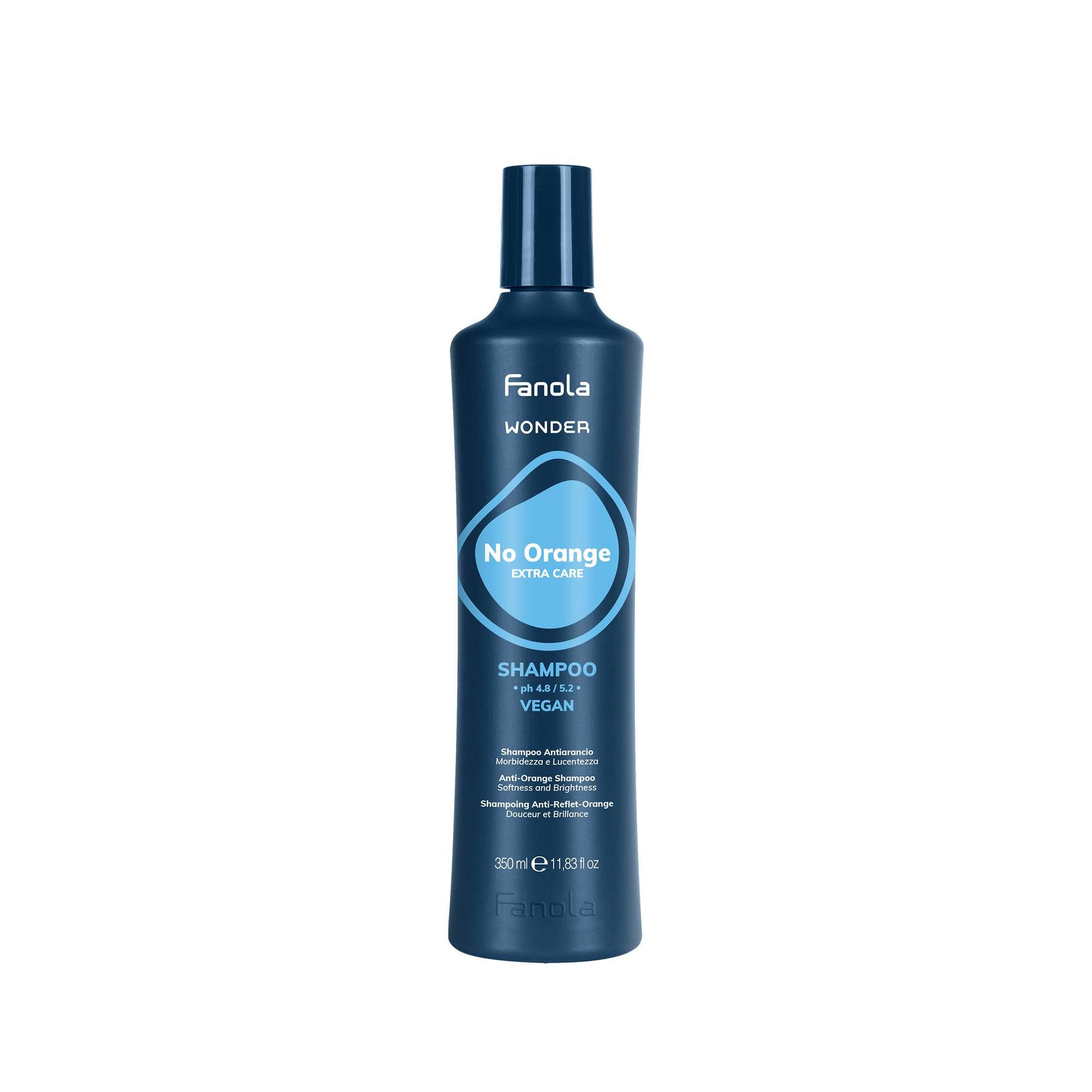 Shampooing anti-reflet-orange Wonder No Orange de la marque Fanola Contenance 350ml - 1