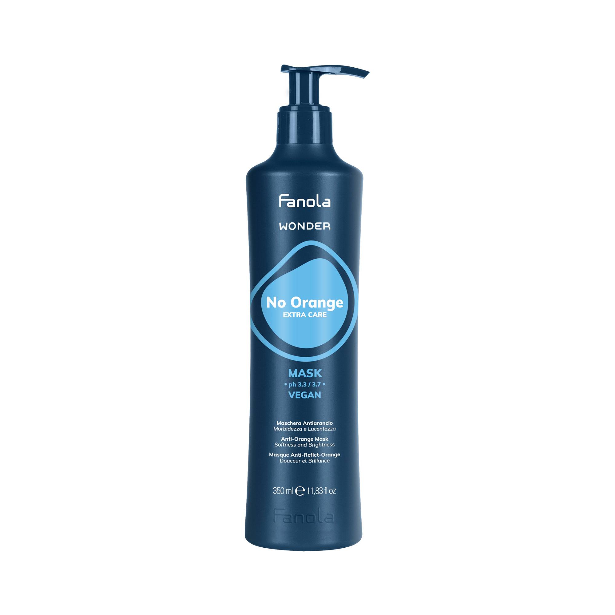 Masque anti-reflet orange Wonder No Orange de la marque Fanola Contenance 350ml - 1