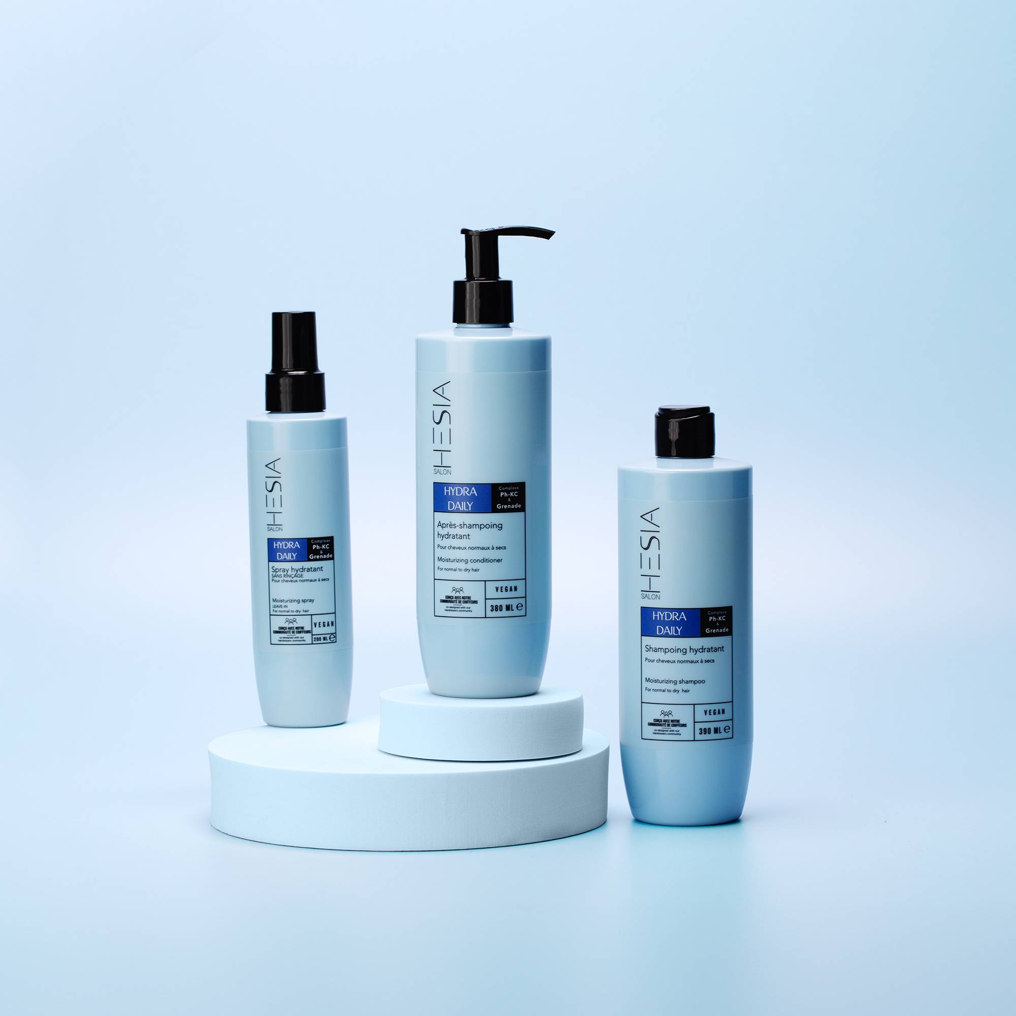 Après-shampoing hydratant Hydra Daily de la marque HESIA Salon Contenance 380ml - 6