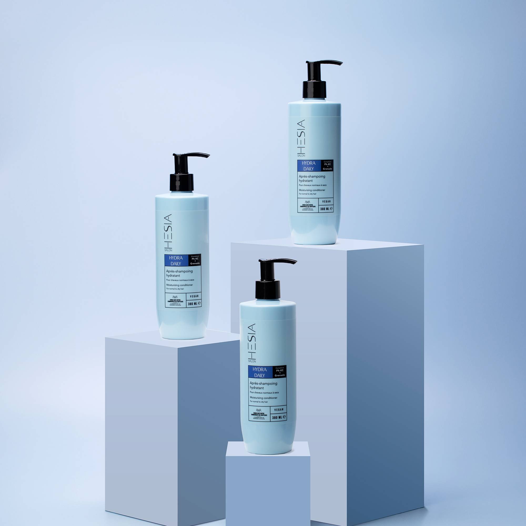 Après-shampoing hydratant Hydra Daily de la marque HESIA Salon Contenance 380ml - 5