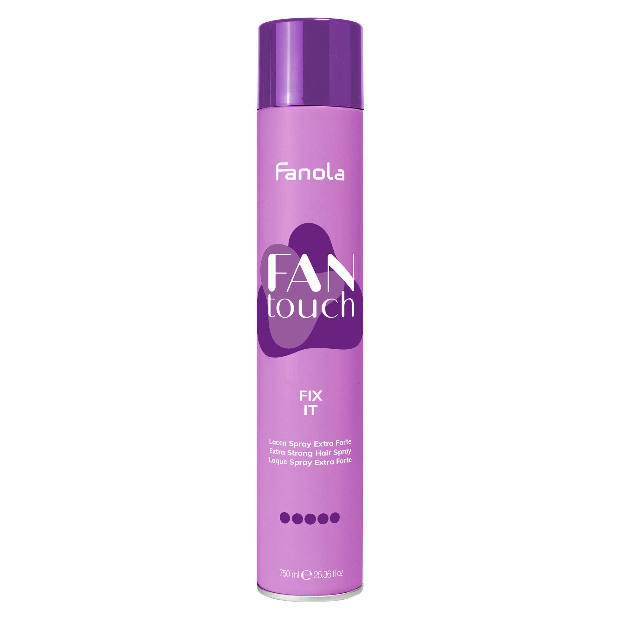 Laque spray extra forte FanTouch de la marque Fanola Contenance 750ml - 1