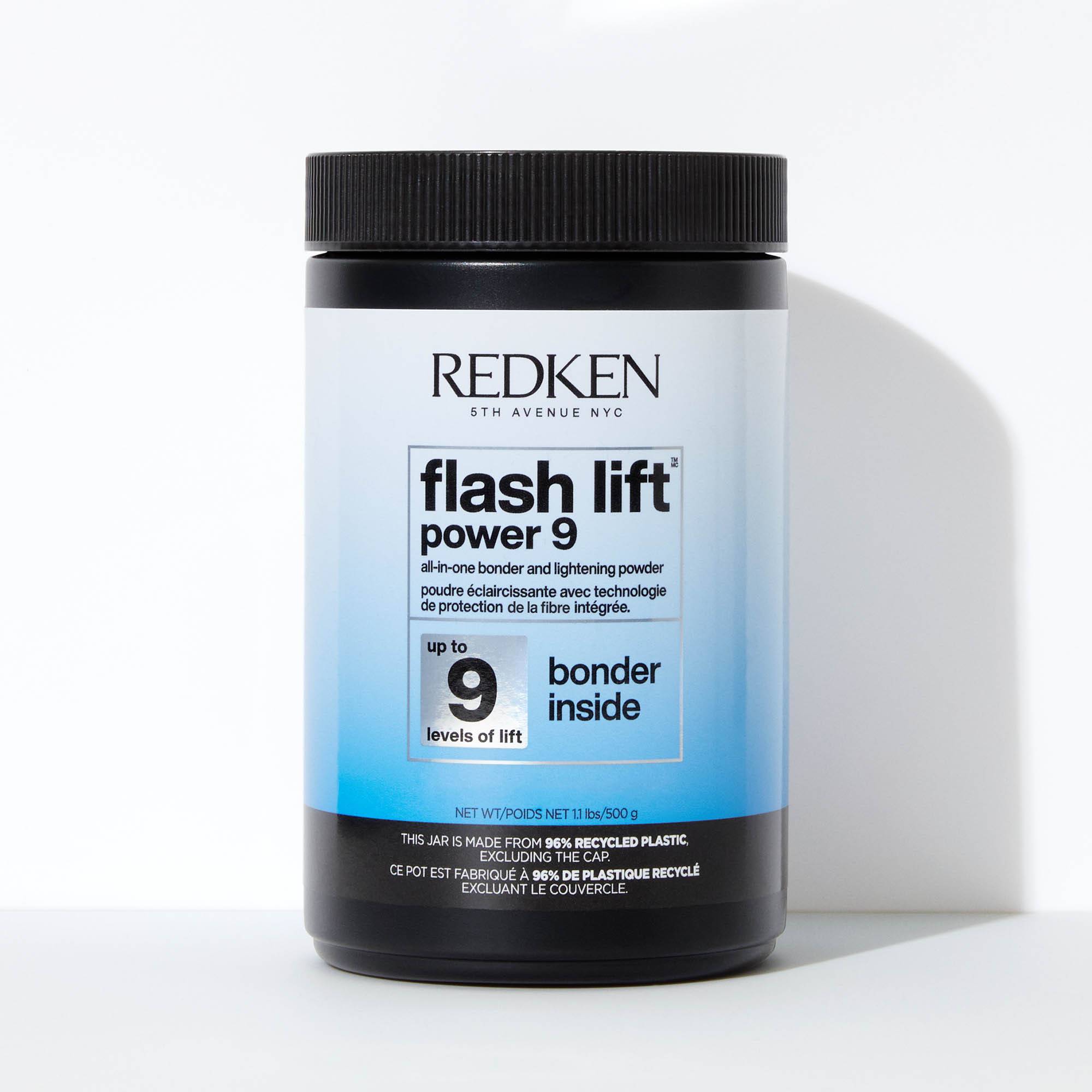 Poudre éclaircissante Flash Lift Power 9 Bonder Inside de la marque Redken Contenance 500g - 1