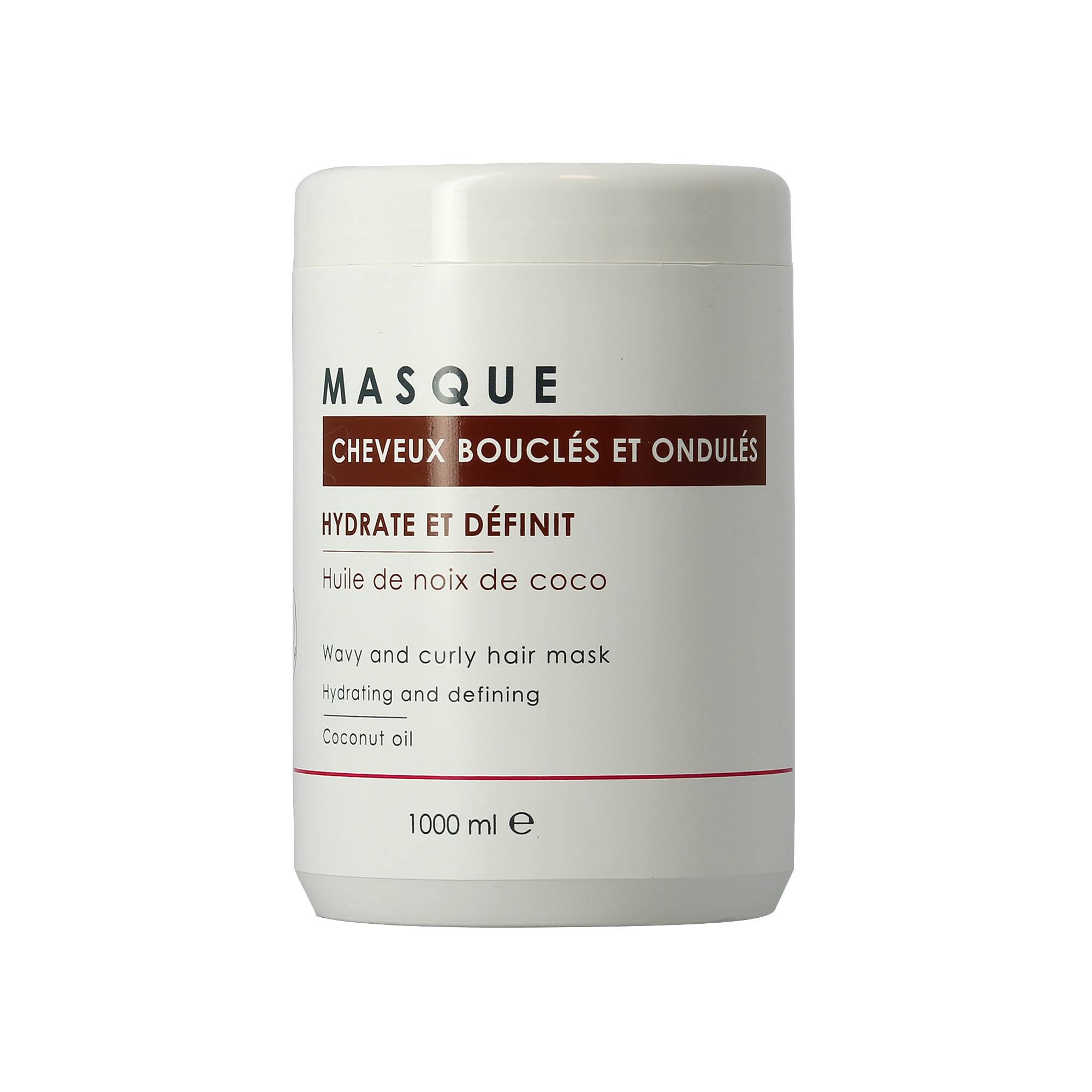 Masque cheveux bouclés et ondulés de la marque Coiffeo Contenance 1000ml - 1