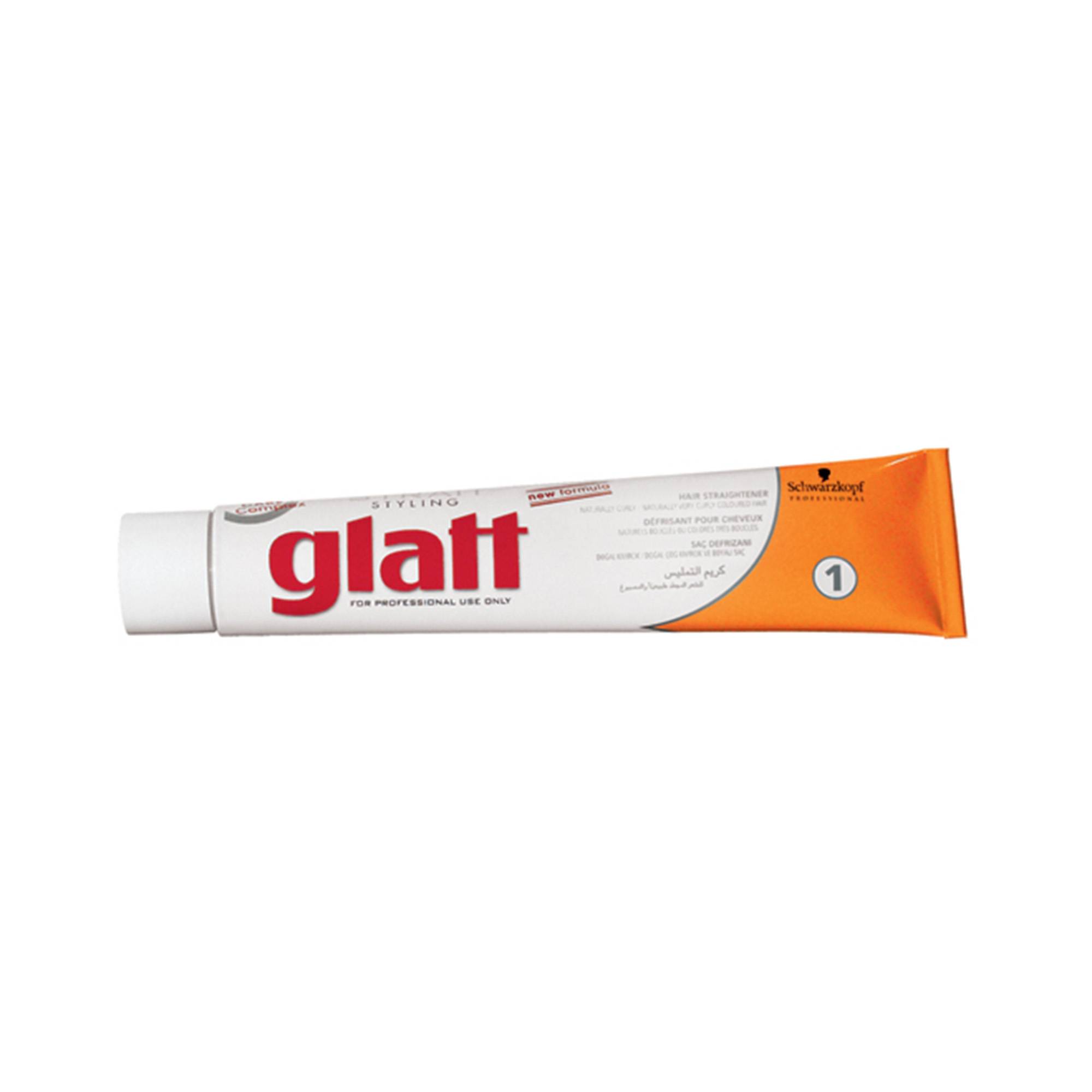 Kit défrisant cheveux bouclés n°1 Glatt de la marque Schwarzkopf Professional Contenance 162ml - 1
