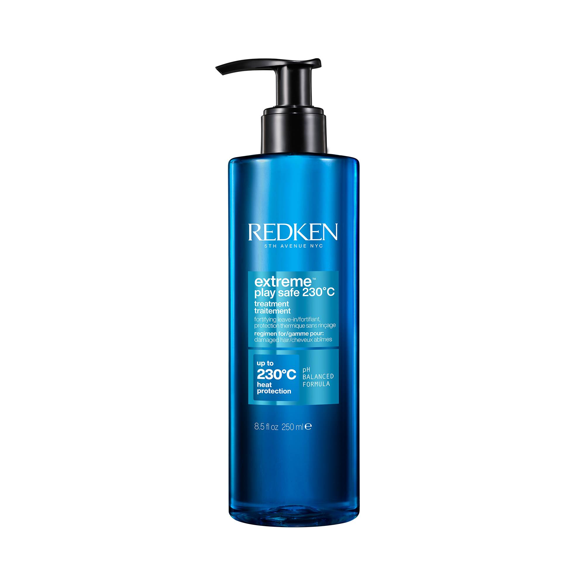 Soin fortifiant et protecteur thermique Extreme Play Safe 230°C de la marque Redken Contenance 250ml - 1