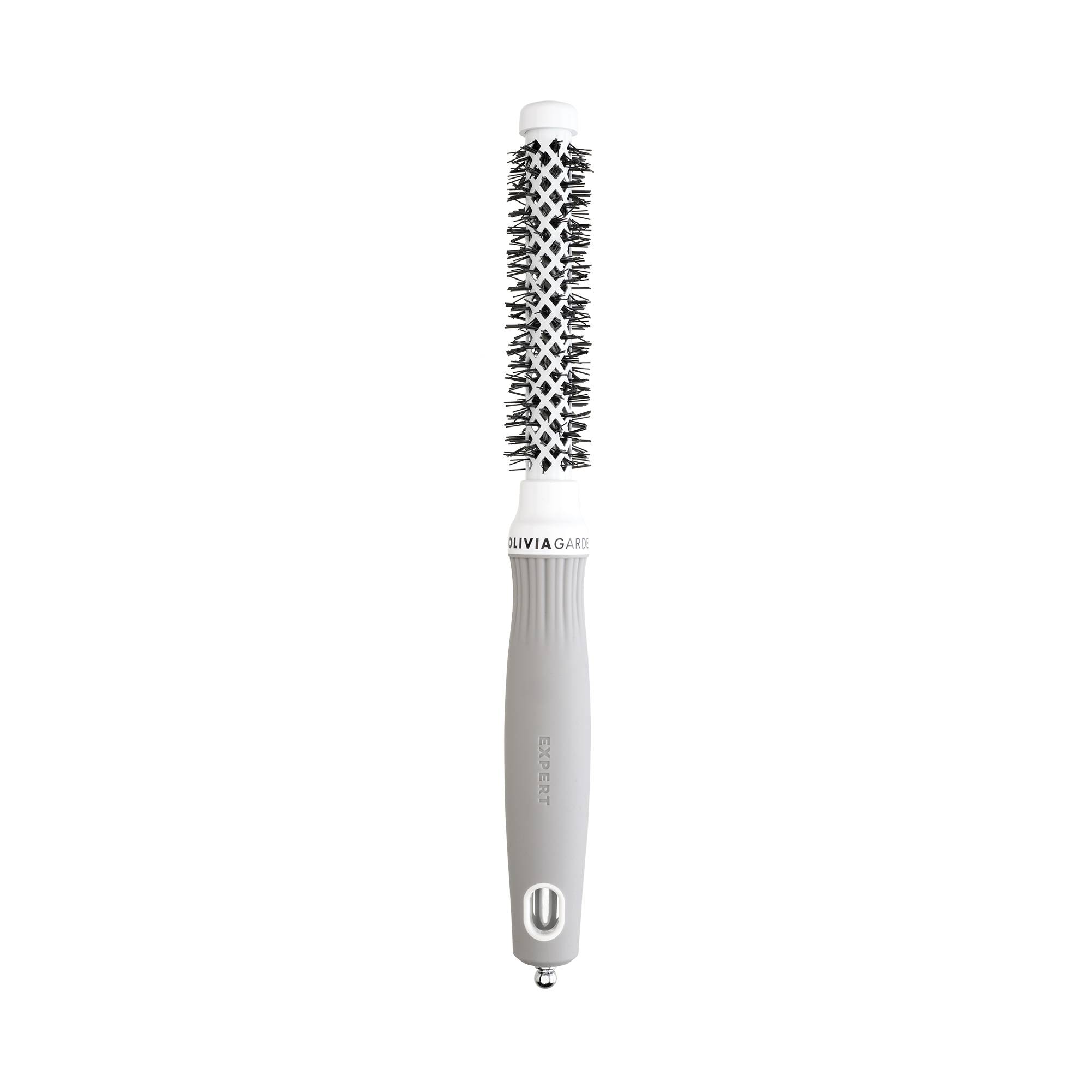 Brosse de brushing Expert Blowout Shine White&Grey 15mm de la marque Olivia Garden - 1