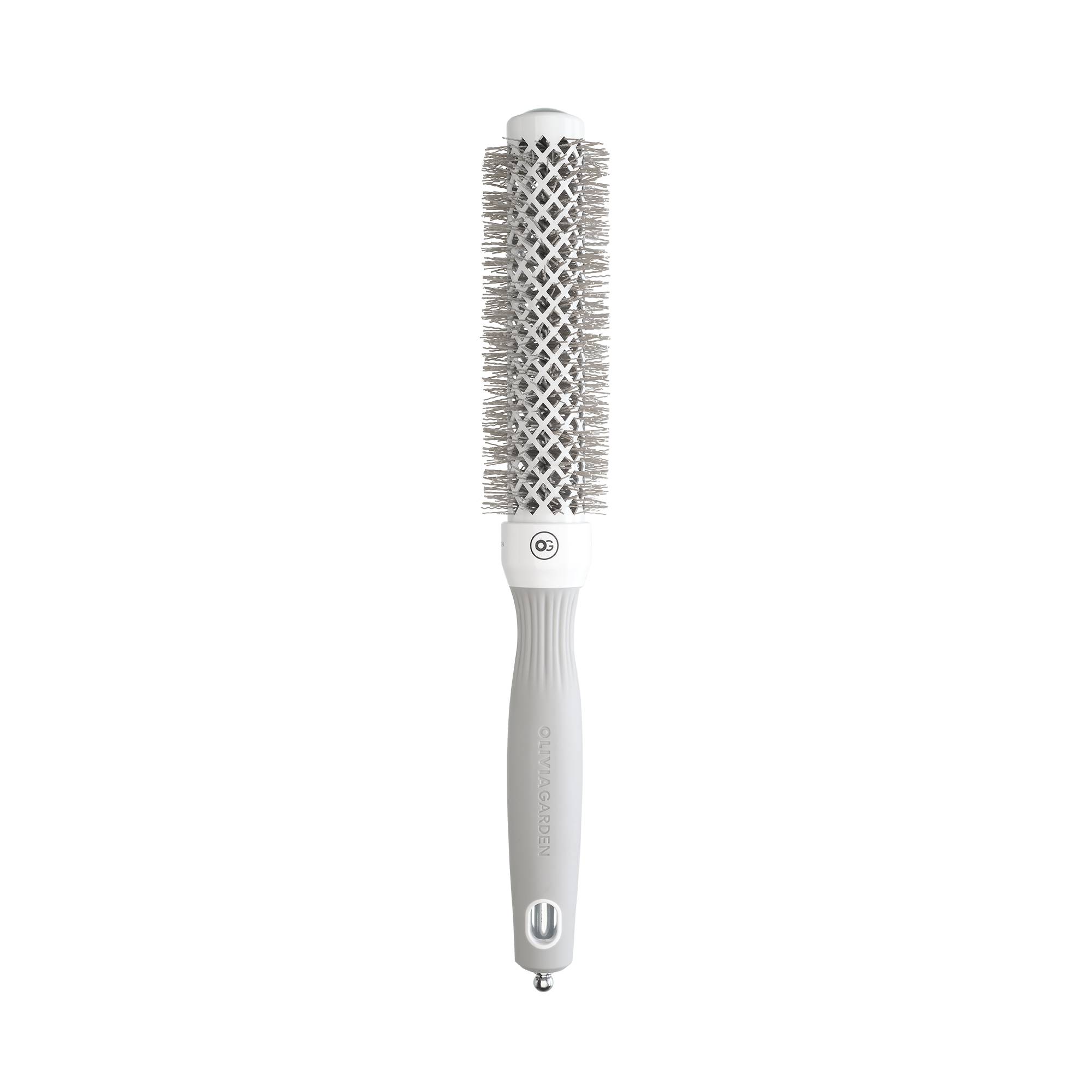 Spazzola rotonda per il brushing Speed Wavy Bristles White&Grey 25mm del marchio Olivia Garden - 2