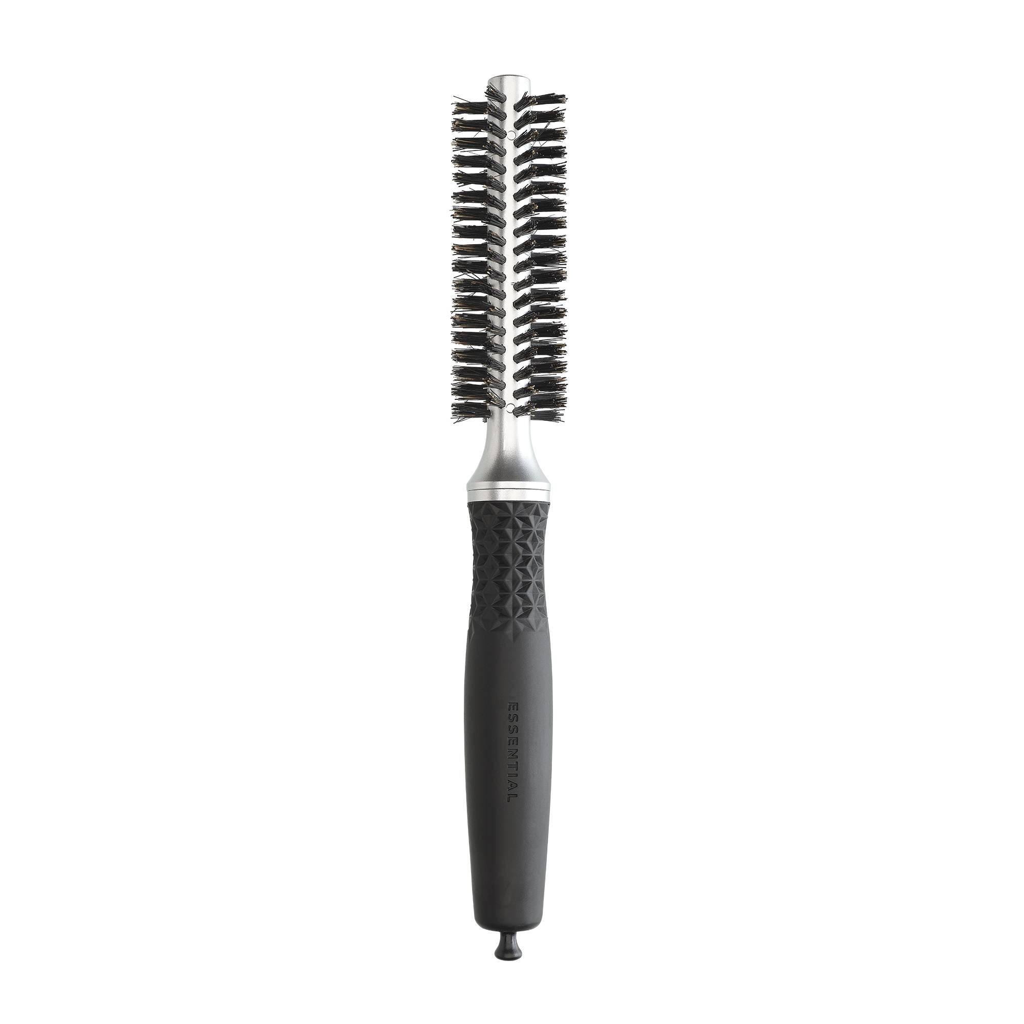 Brosse brushing ronde Expert Blowout Soft Boar Bristles Silver 10mm de la marque Olivia Garden - 1