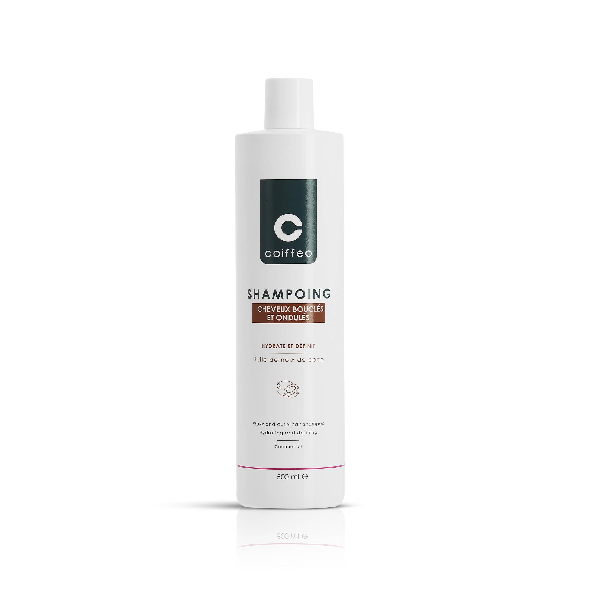 Shampoing cheveux bouclés et ondulés de la marque Coiffeo Contenance 500ml - 1