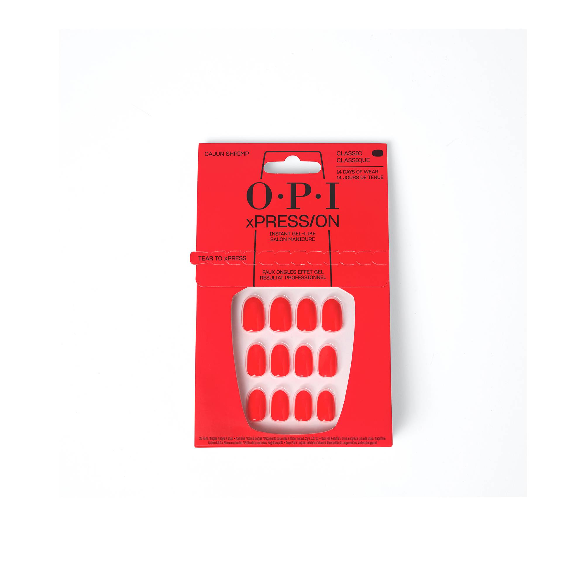 Faux-ongles xPRESS/ON - Cajun Shrimp™ de la marque OPI Contenance 2g - 1