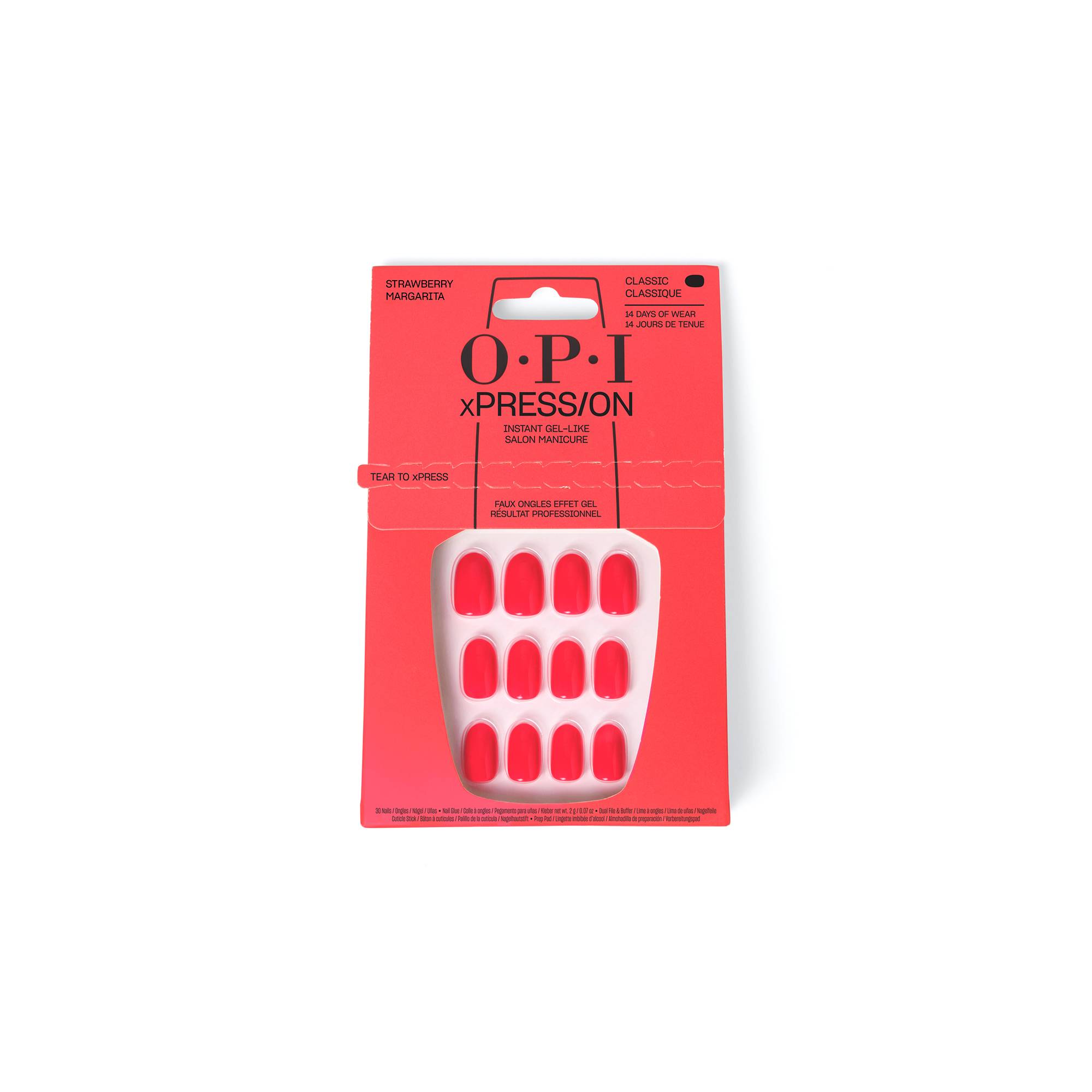 Faux-ongles xPRESS/ON - Strawberry Margarita de la marque OPI Contenance 2g - 1