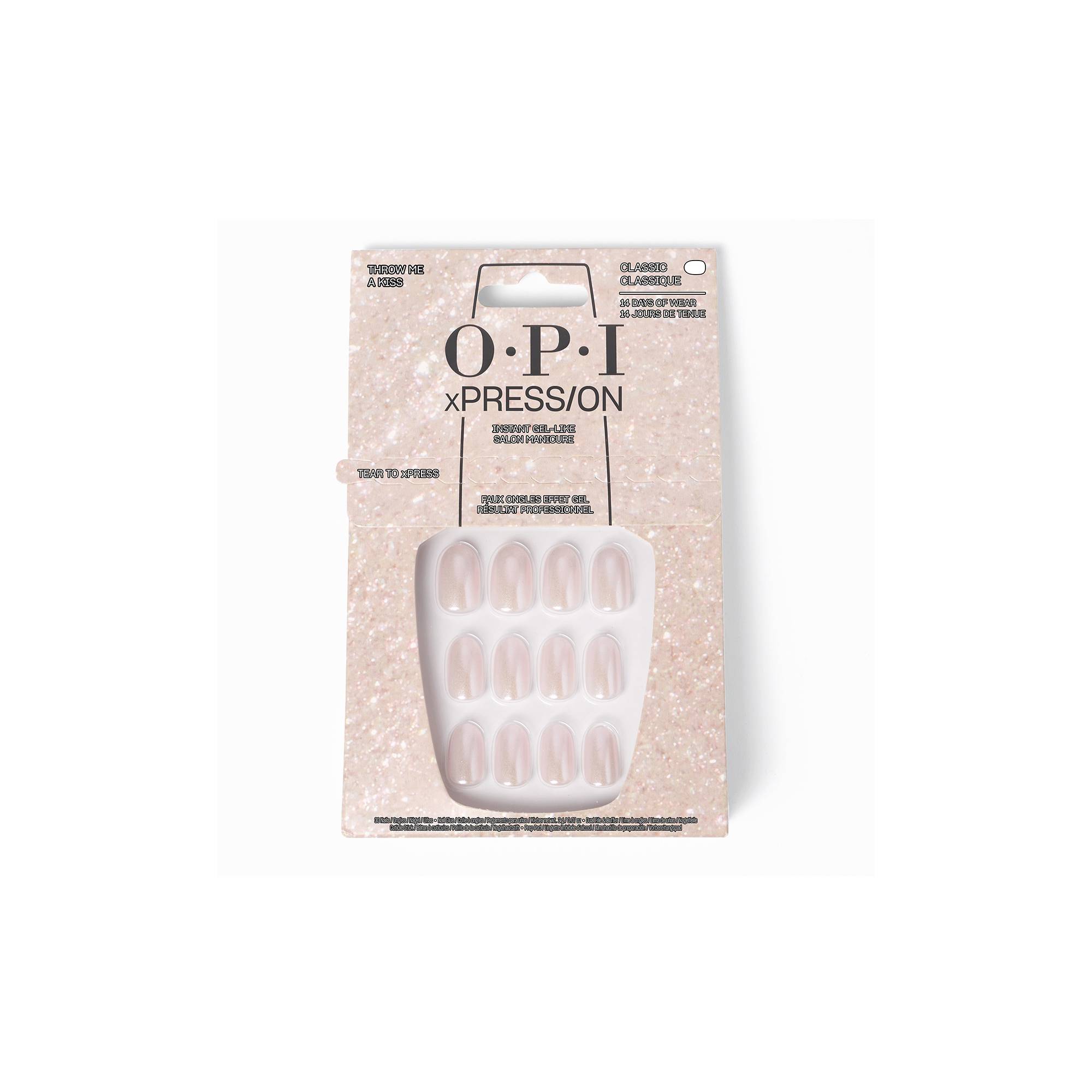 Faux-ongles xPRESS/ON - Throw Me a Kiss de la marque OPI Contenance 2g - 1