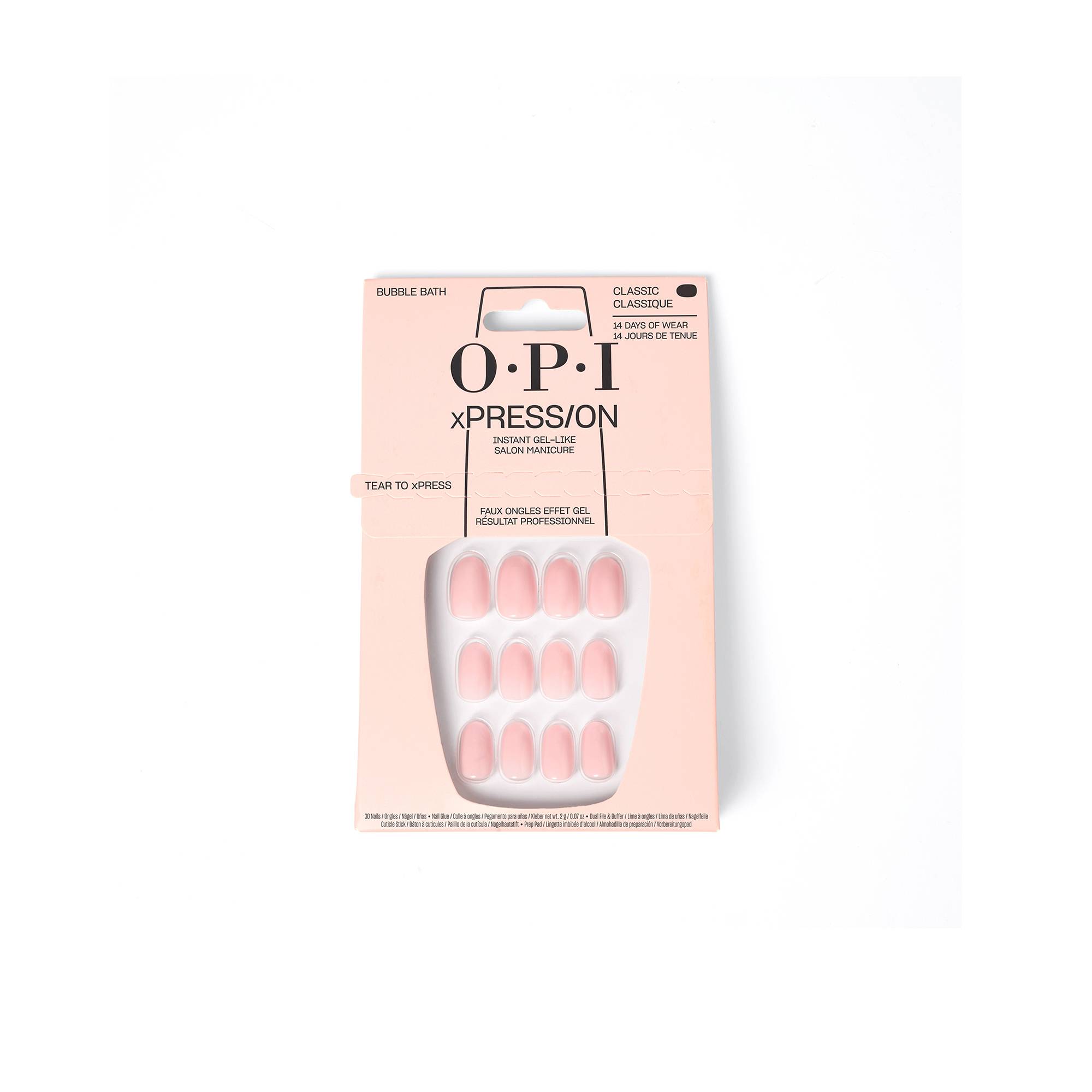 Faux-ongles xPRESS/ON - Bubble Bath™ de la marque OPI Contenance 2g - 1