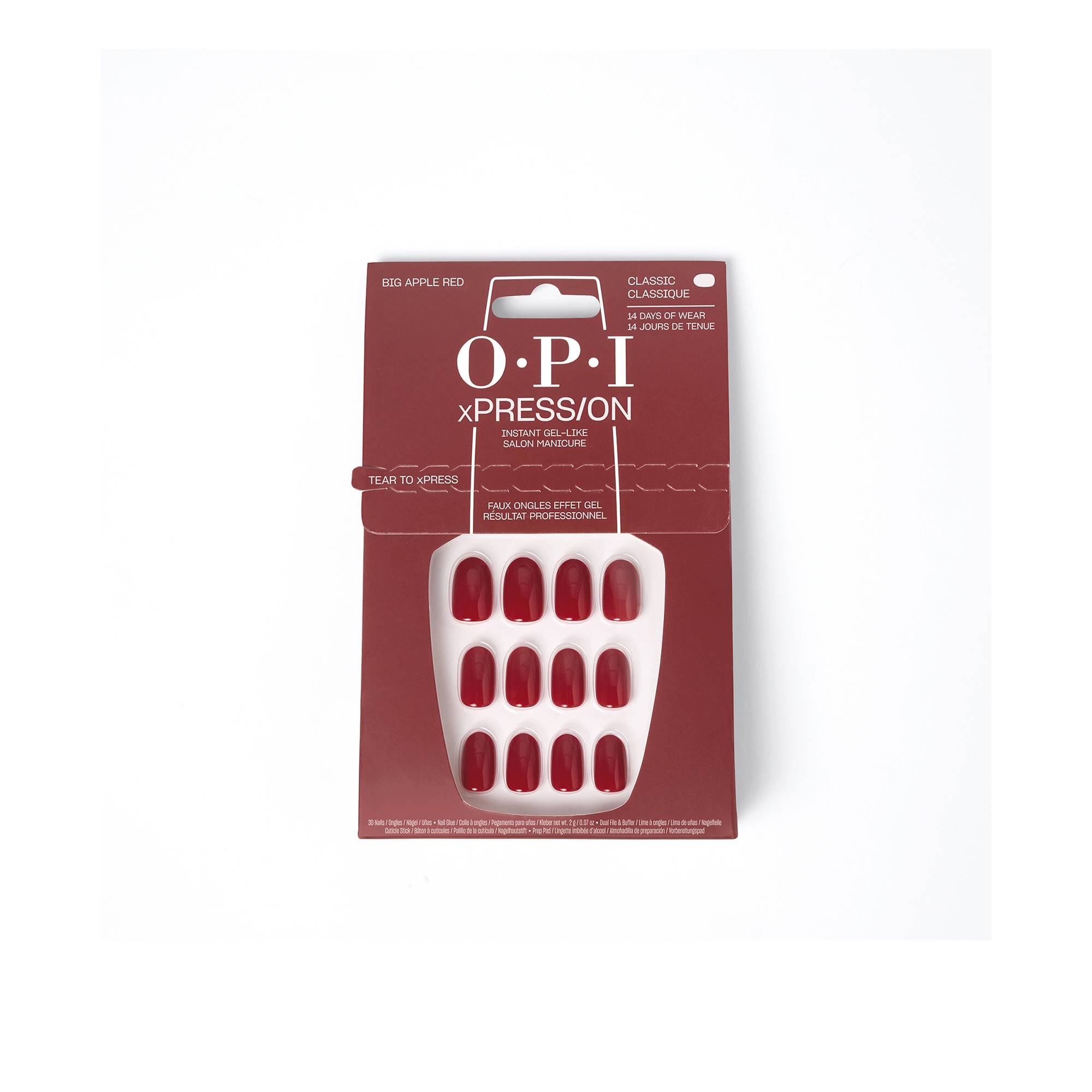 Faux-ongles xPRESS/ON - Big Apple Red™ de la marque OPI Contenance 2g - 1