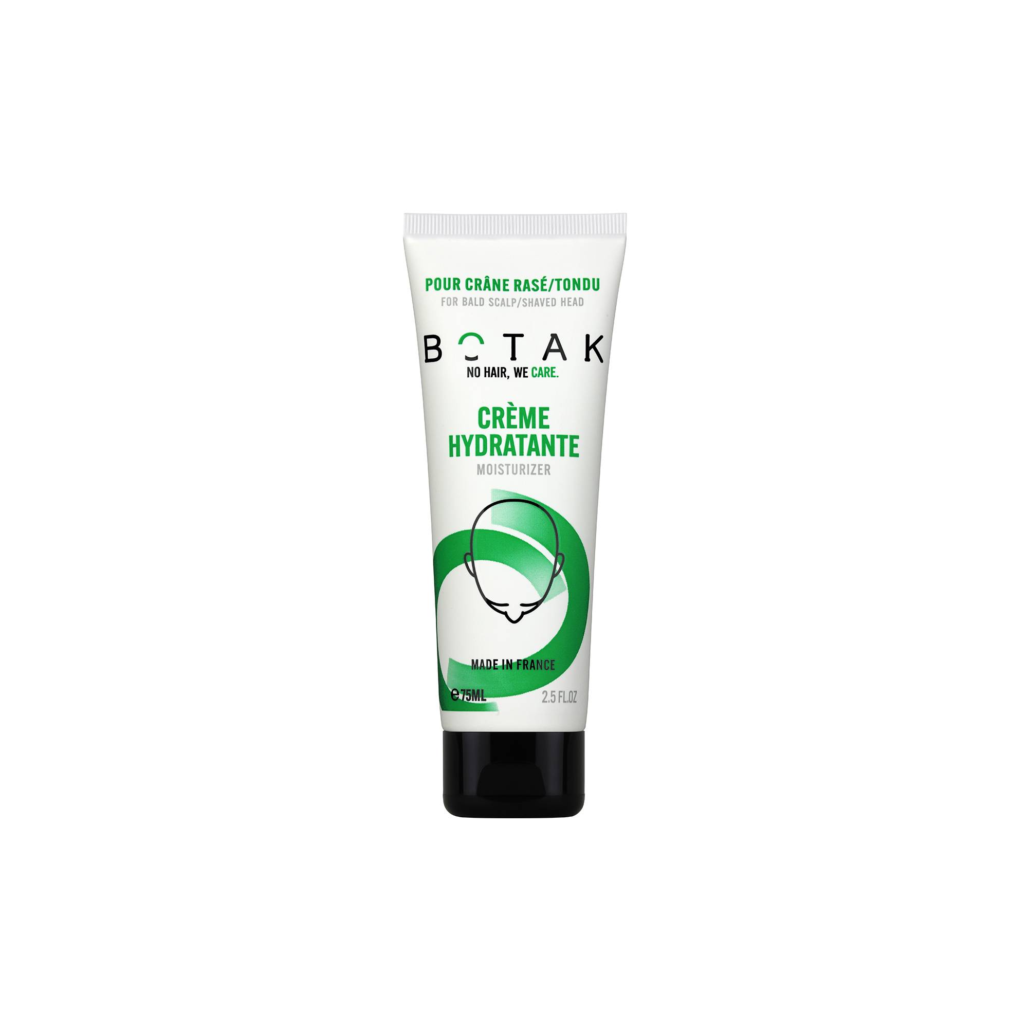 Crème Hydratante apaisante régénérante pour crâne rasé ou tondu de la marque Botak Contenance 75ml - 1