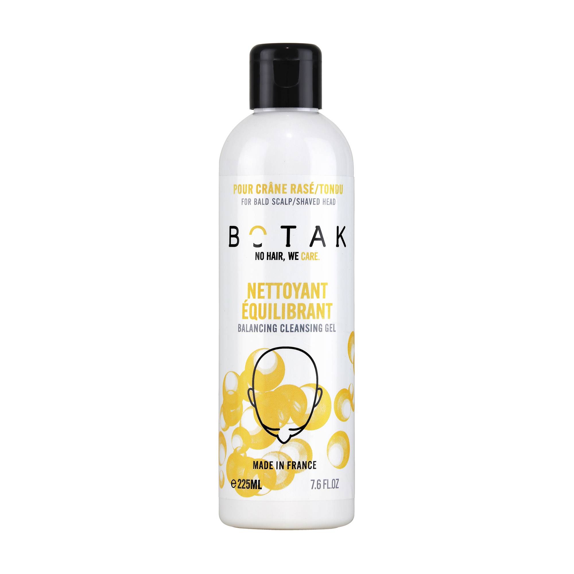 Nettoyant équilibrant pour crâne rasé ou tondu de la marque Botak Contenance 225ml - 1