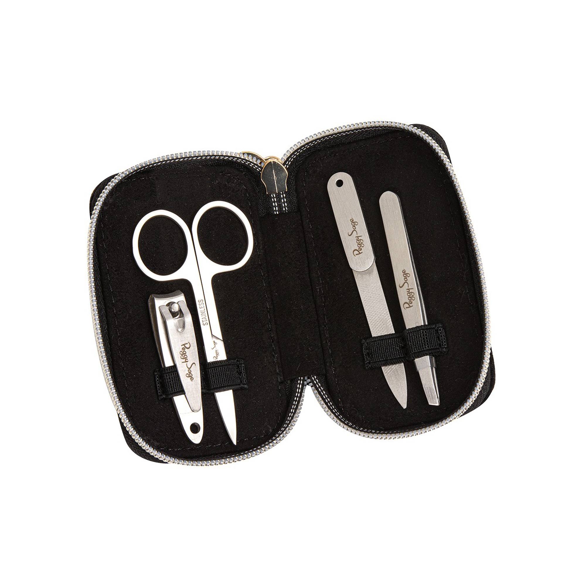 Set manucure (ciseaux + coupe-ongle + pince à épiler) de la marque Peggy Sage - 1